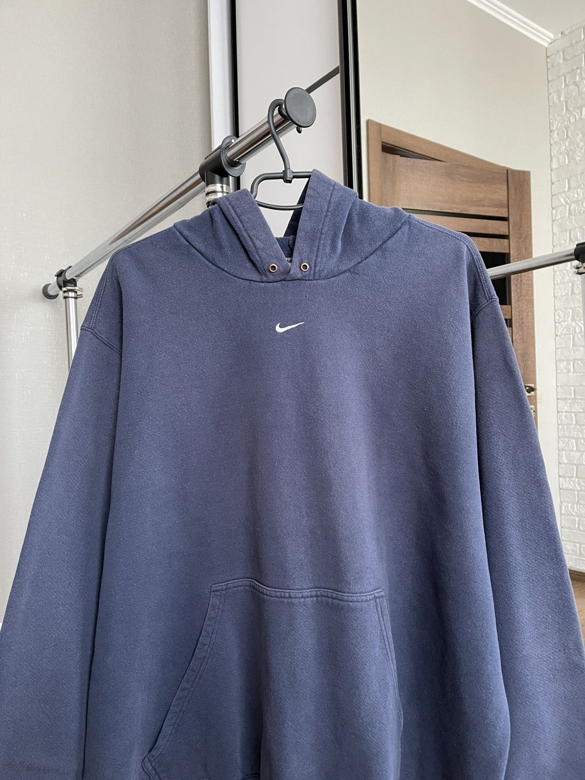 Nike Nike Hoodie Pullover Vintage 90s Center Swoosh Size US XXL / EU 58 / 5 - 5 Thumbnail