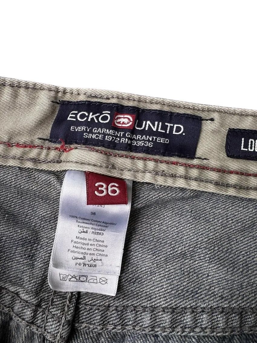 Ecko Unltd. × Vintage Vintage Ecko Unltd Baggy Loose Fit Jeans Size US 36 / EU 52 - 9 Thumbnail