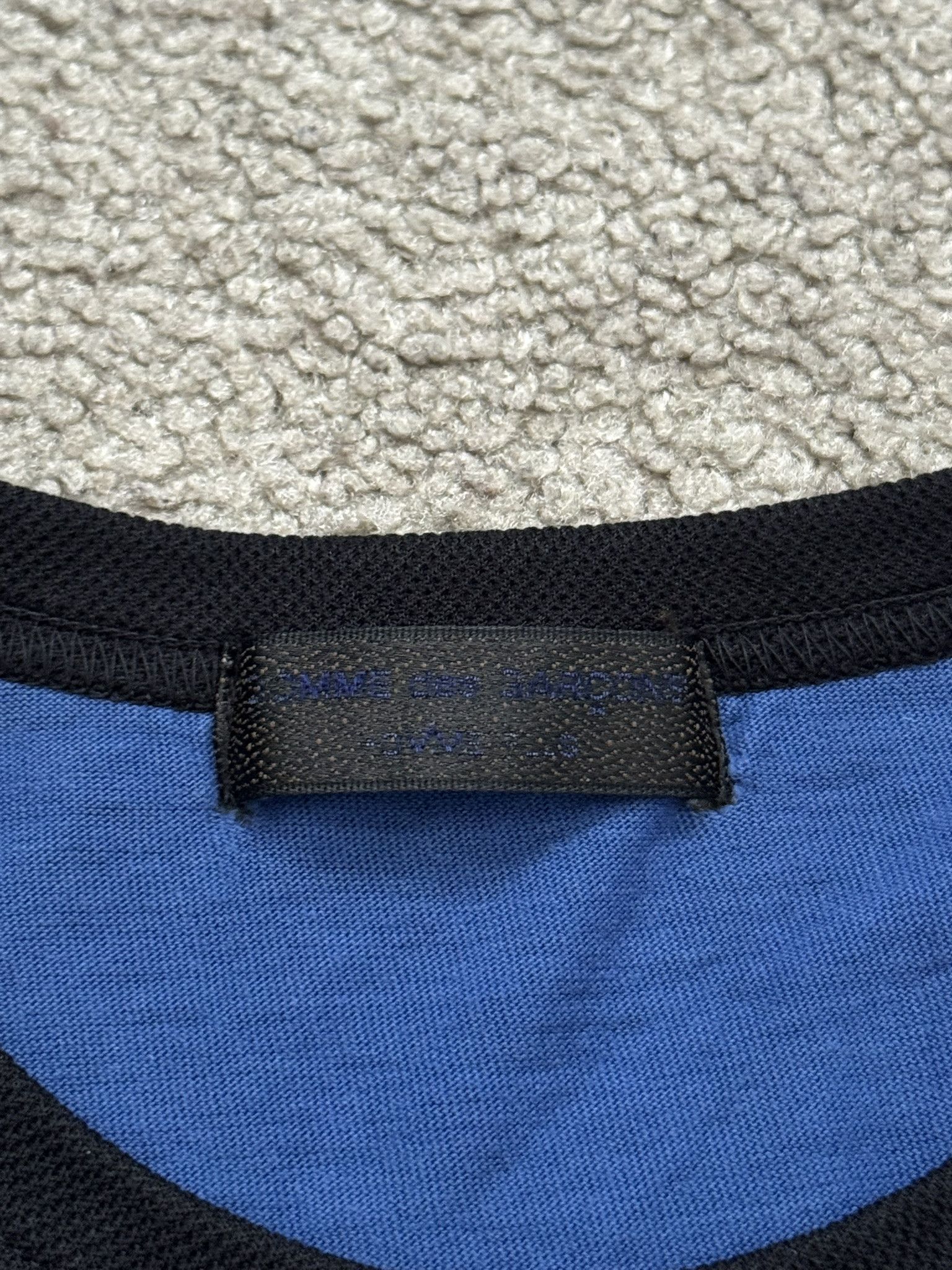Comme des Garcons Homme Plus SS03 Comme Des Garcons Homme Plus Blue Argyle Ringer T Shirt Size US M / EU 48-50 / 2 - 9 Thumbnail