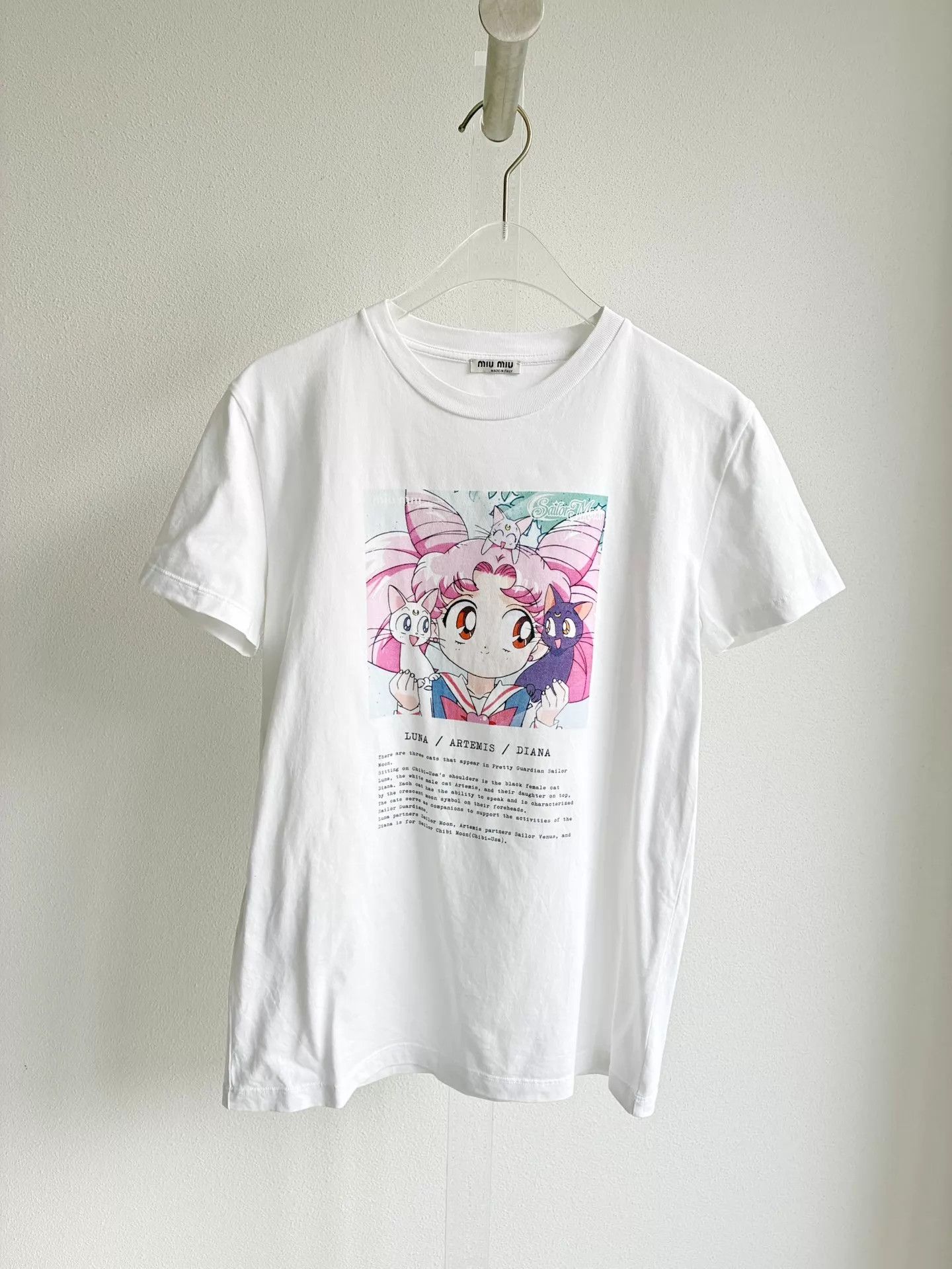 Miu Miu MIU MIU x Sailor Moon Short Sleeve T-Shirt XS Size XS / US 0-2 / IT 36-38 - 2 Thumbnail