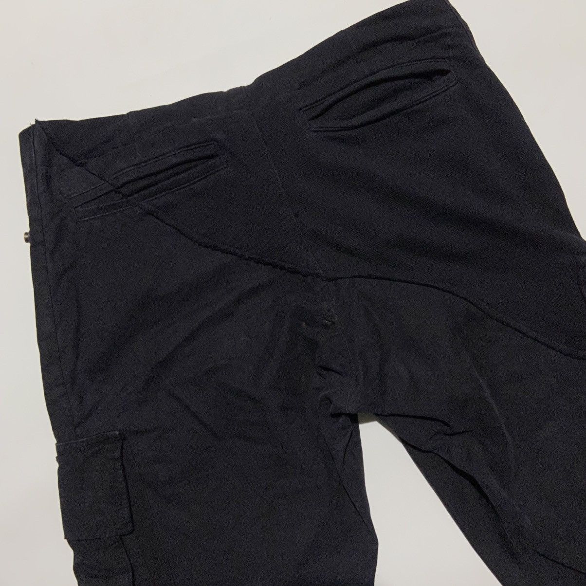 Greg Lauren SS17 Greg Lauren - Black Fleece/Tent Slim Cargo Lounge Pants Size US 36 / EU 52 - 13 Thumbnail