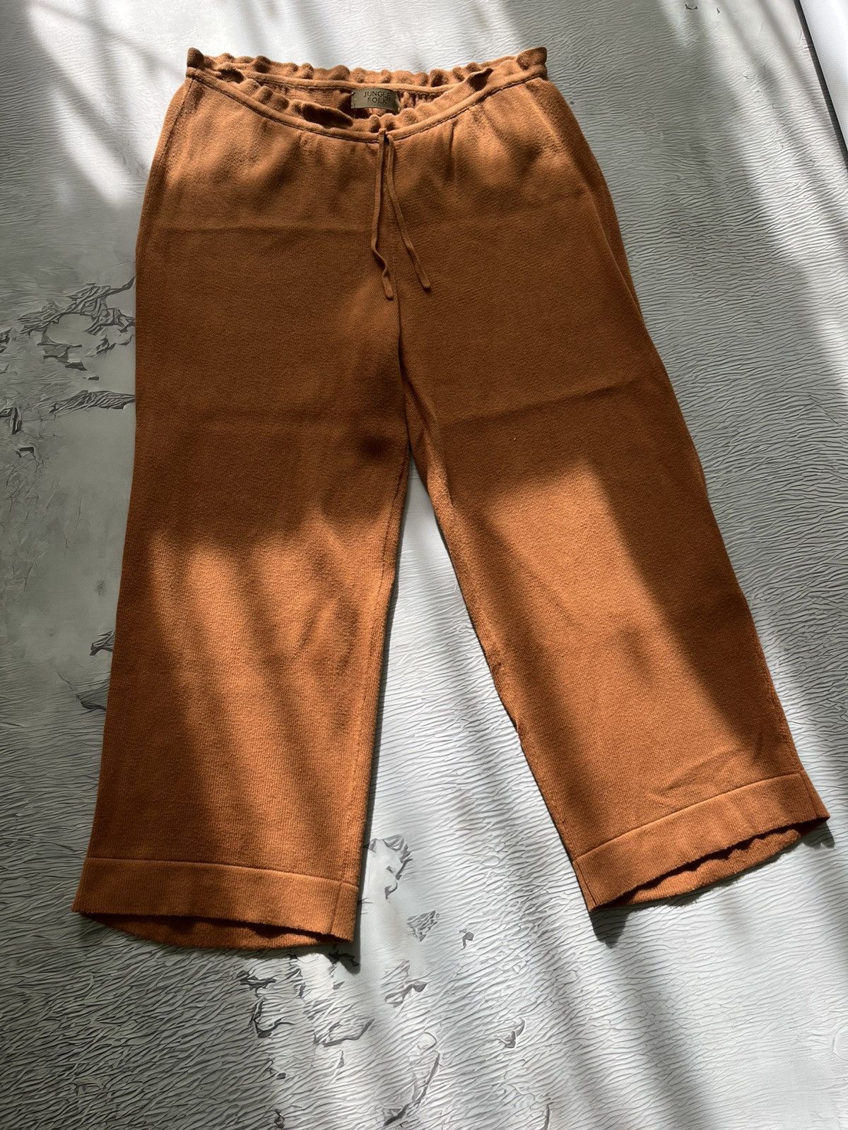 Folk Jungle Folk Streetwear Relaxed Jogger Pants Orange Size US 31 - 2 Thumbnail