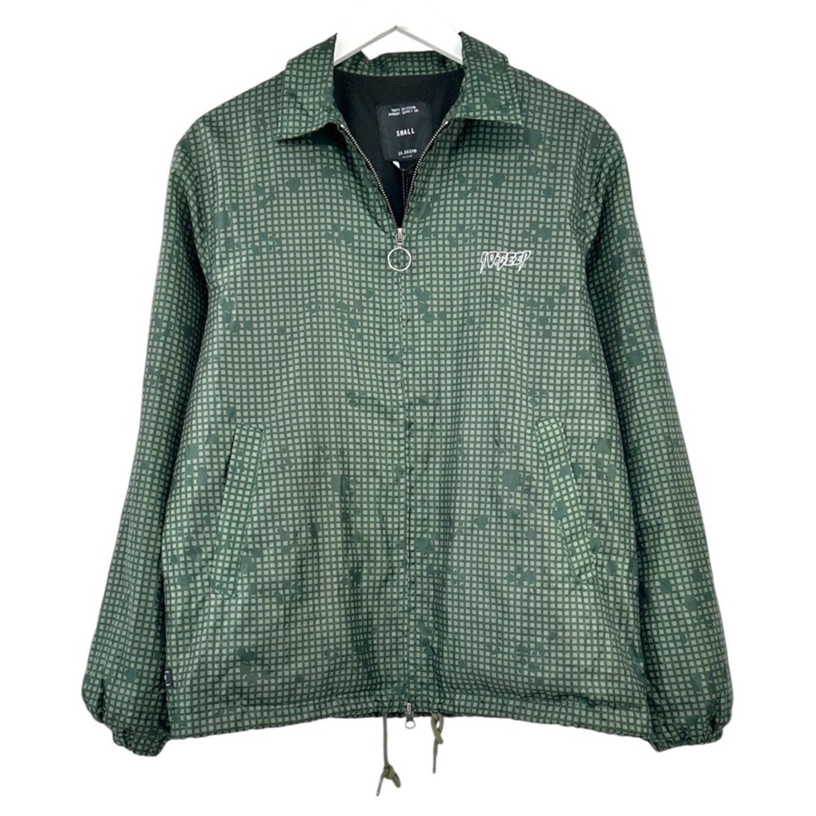 10 Deep NWT Dust To Dust Coach's Jacket - Green Floral Windbreaker Size US S / EU 44-46 / 1 - 1 Thumbnail