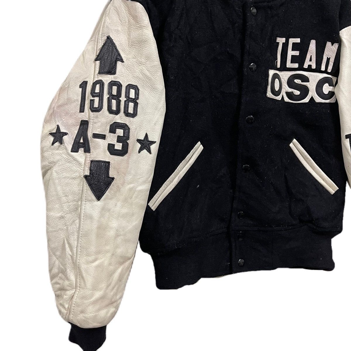 Japanese Brand Vintage 80s Team OSC by Herox Chuo Sportwear Varsity Jacket Size US M / EU 48-50 / 2 - 6 Thumbnail