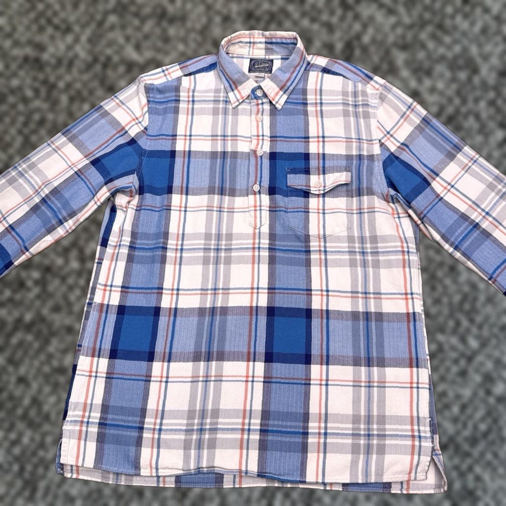 J.Crew J.CREW Shirt Mens M Button-Up Flannel Plaid Long Sleeve Blue Cotton Pocket Vintage? No. Size US M / EU 48-50 / 2 - 1 Thumbnail
