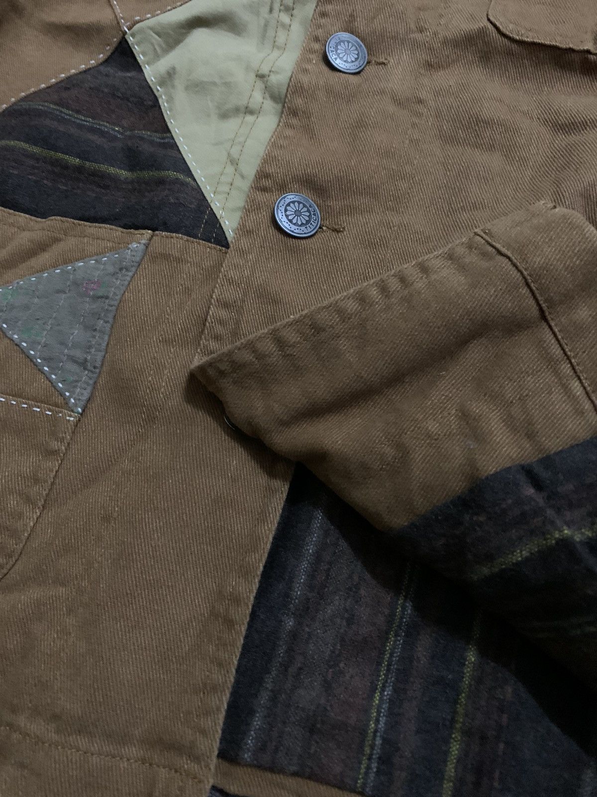 Japanese Brand 💥Japanese Titicaca Patchwork Jacket Size M / US 6-8 / IT 42-44 - 5 Thumbnail