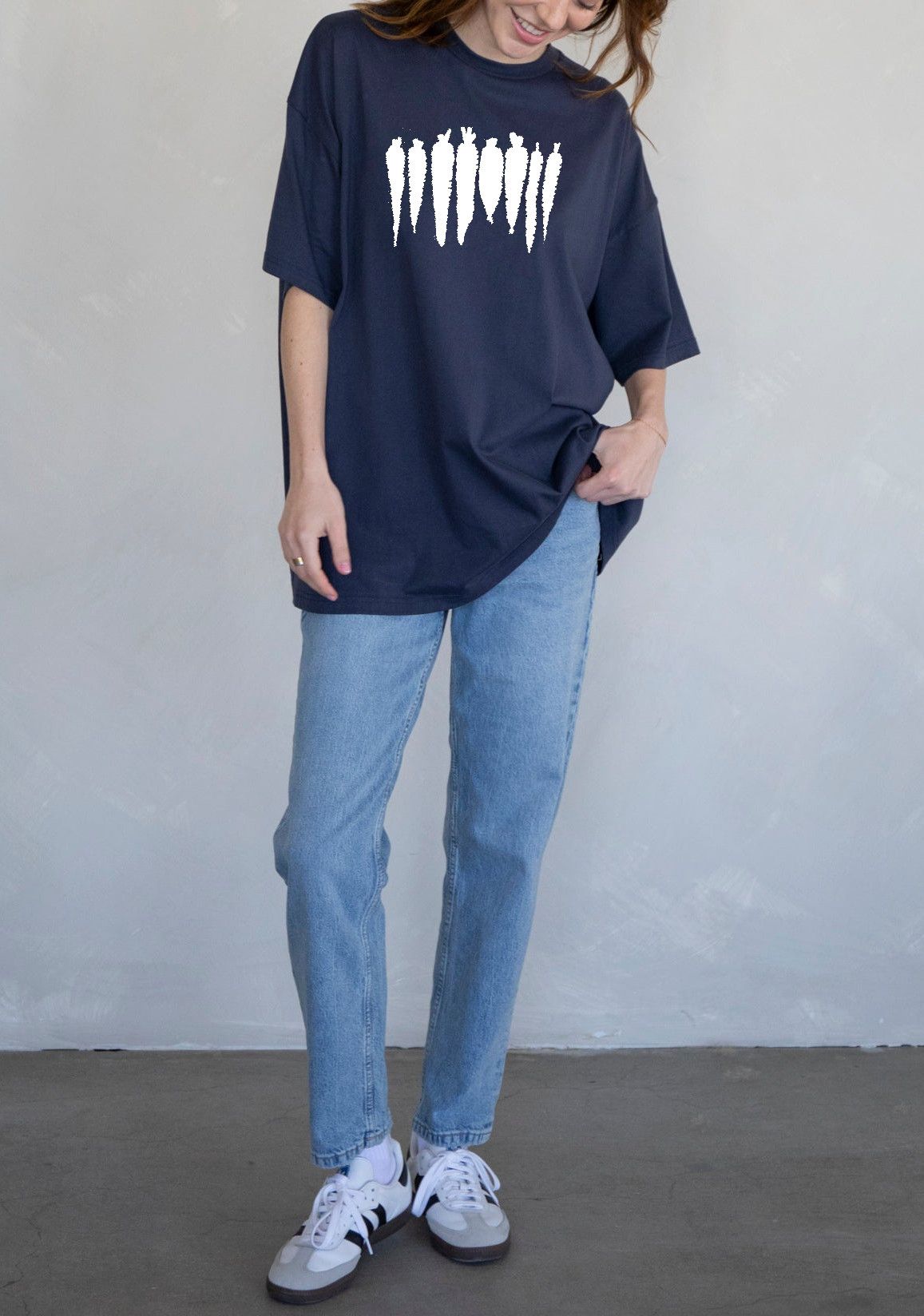 Designer × The Unbranded Brand Carrot T-Shirt, Food Shirt, Screen Printed T-Shirt Size L / US 10 / IT 46 - 4 Thumbnail