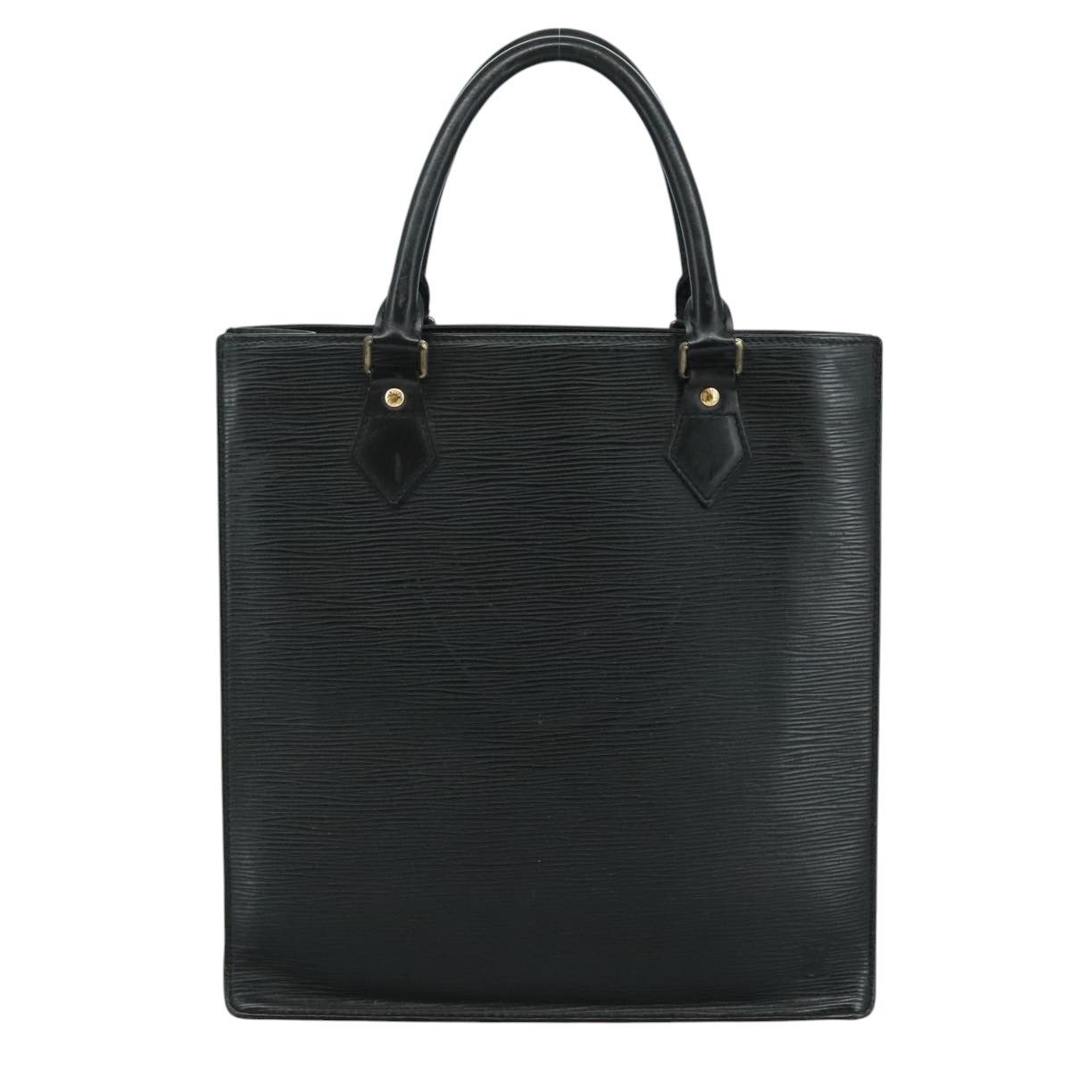 Louis Vuitton Black Leather Handbag (Pre-Owned) Size ONE SIZE - 1 Thumbnail