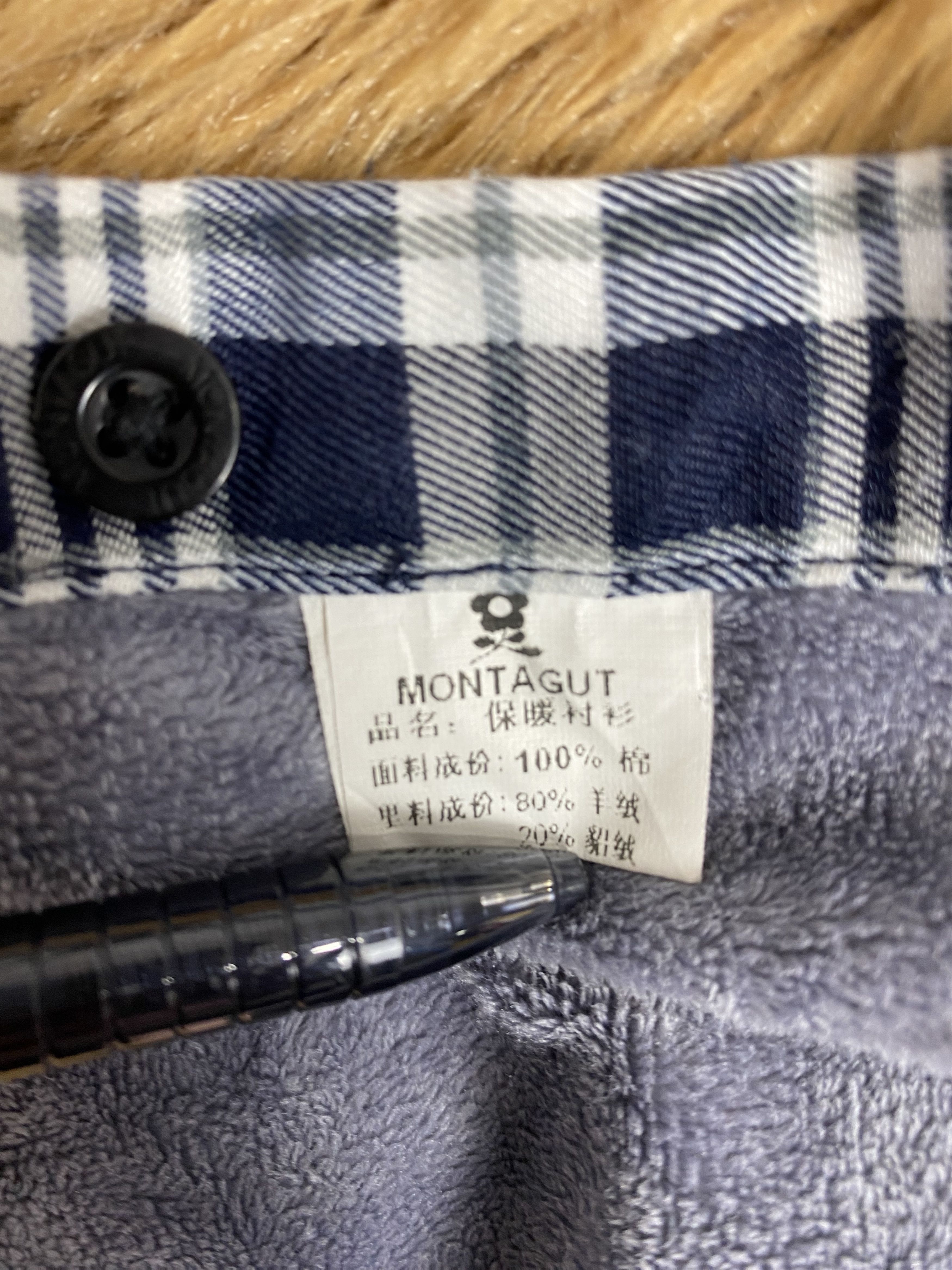 Montagut Vintage Montagut Flannel Fleece Lining Jacket DJ0861 Size US S / EU 44-46 / 1 - 9 Thumbnail