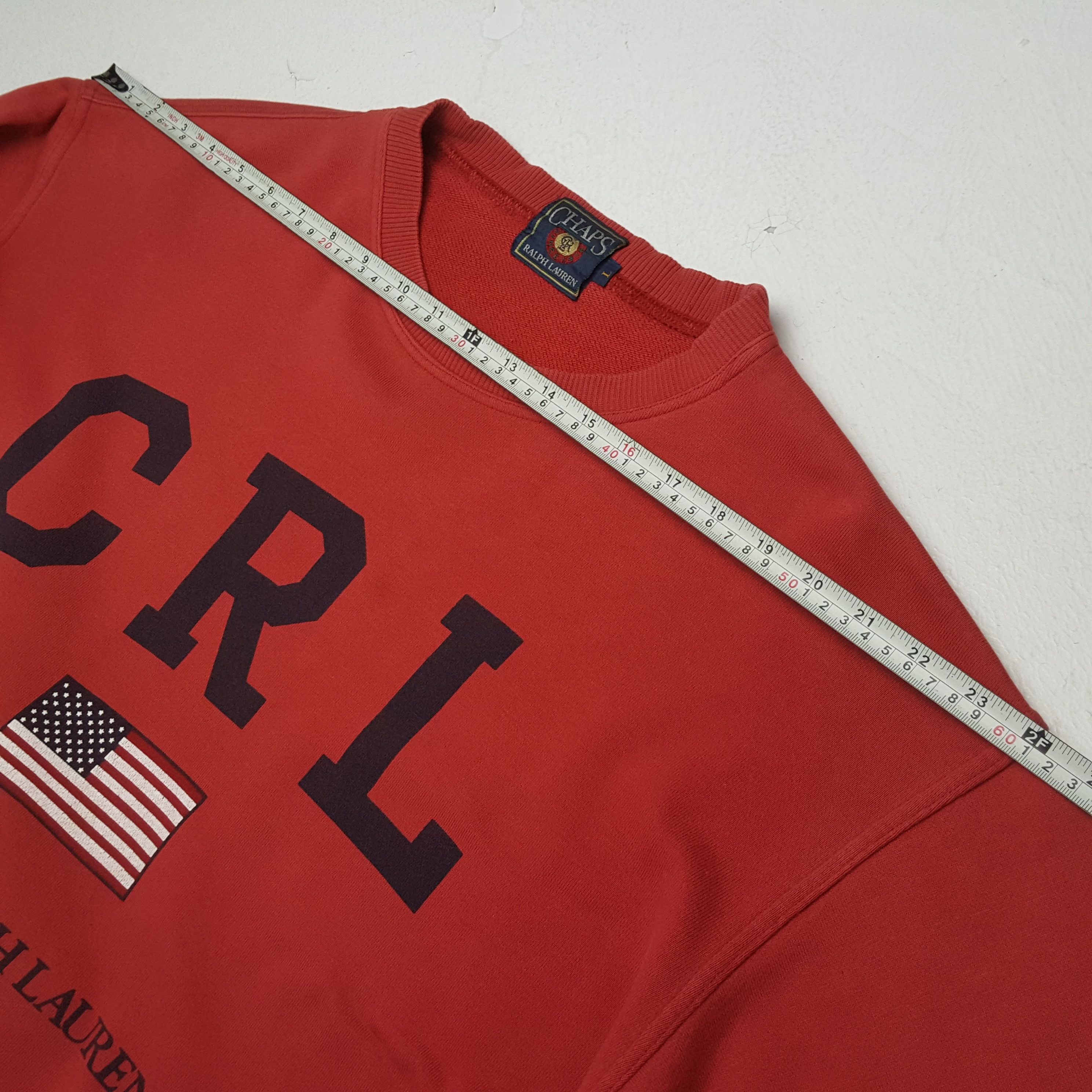 Chaps × Chaps Ralph Lauren × Vintage CHAPS RALPH LAUREN Center Design Style Sweatshirt Size US XL / EU 56 / 4 - 4 Thumbnail