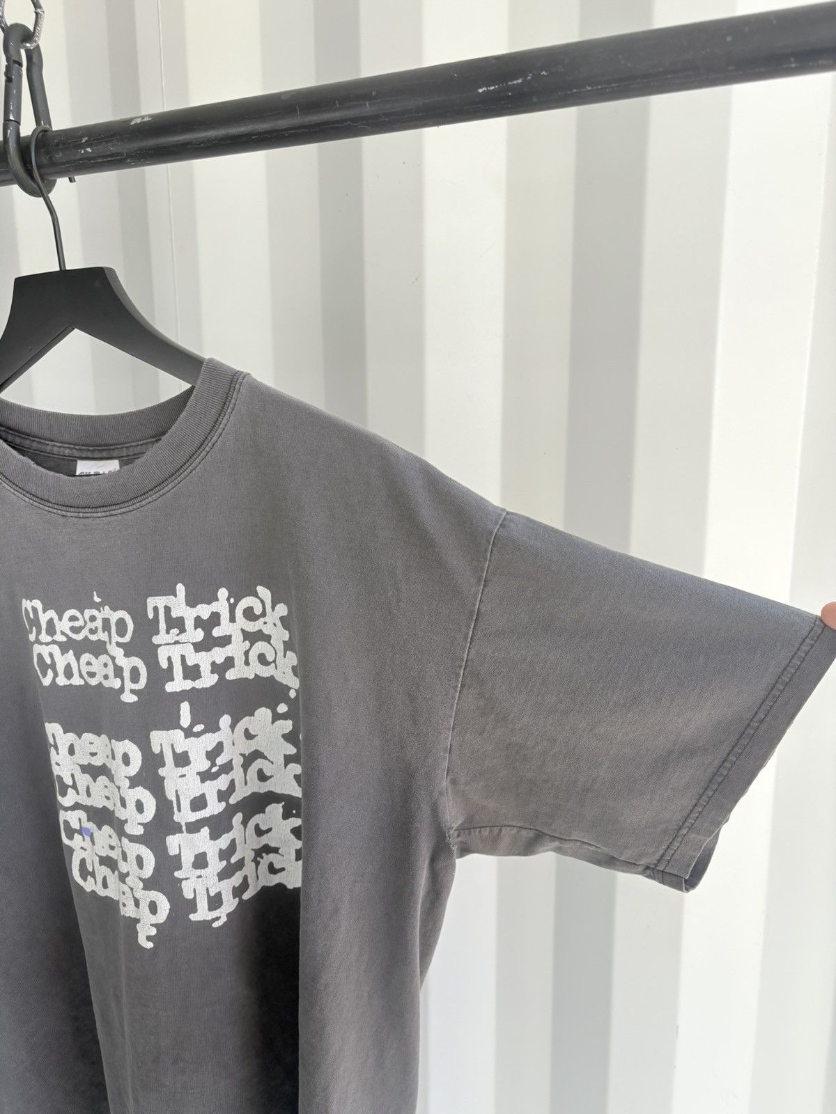 Band Tees Thrashed Cheap Trick Faded Distressed ERD GRUNGE WCC Harley Size US XL / EU 56 / 4 - 2 Thumbnail