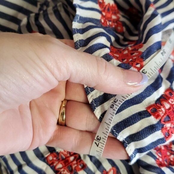 Tommy Hilfiger Tommy Hilfiger Sail Away Embroidered Cinched Waist Light Sho Size L / US 10 / IT 46 - 10 Thumbnail