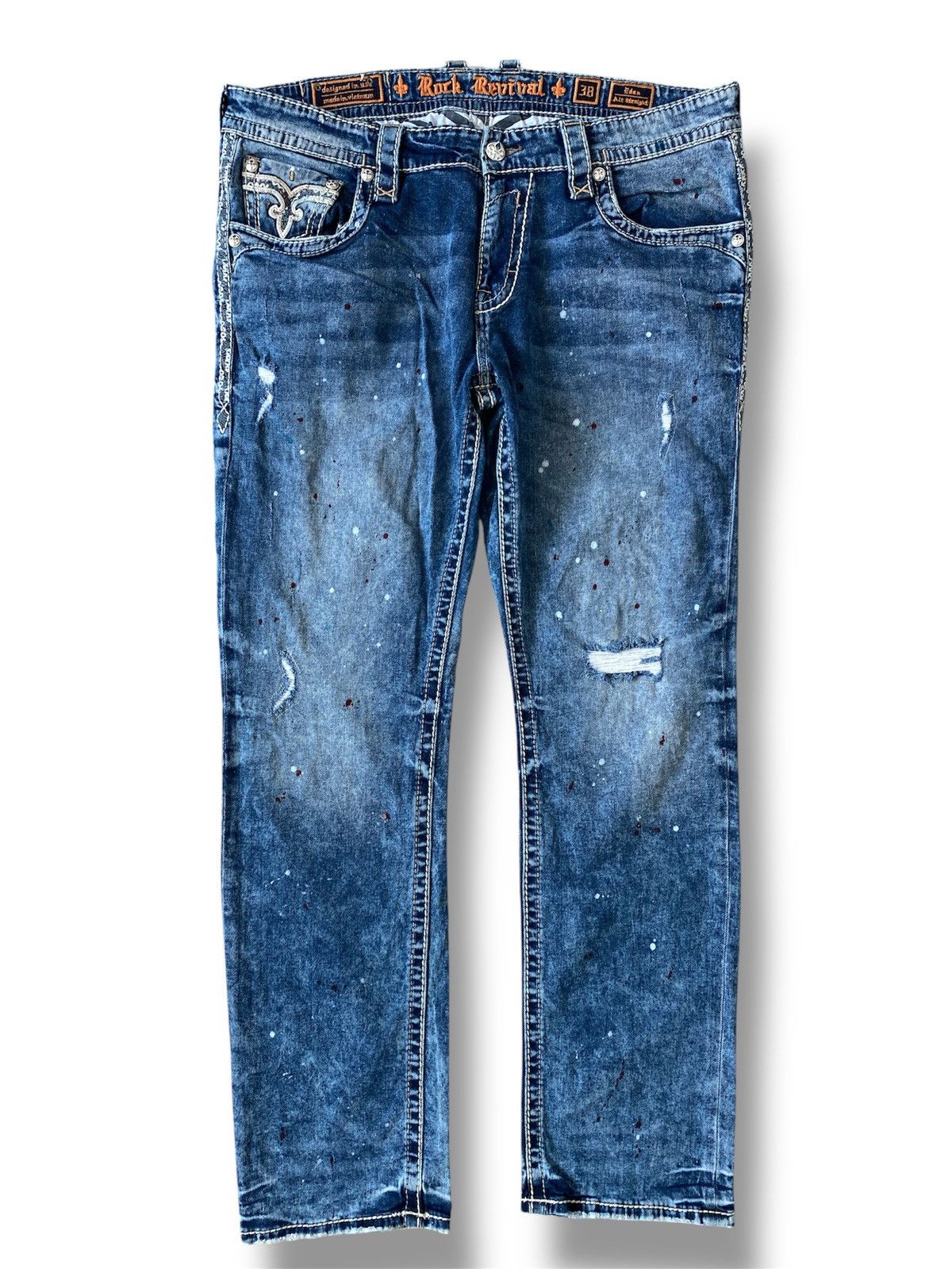 Rock Revival Rock Revival Custom Paint Jeans Y2K Size US 38 / EU 54 - 2 Thumbnail