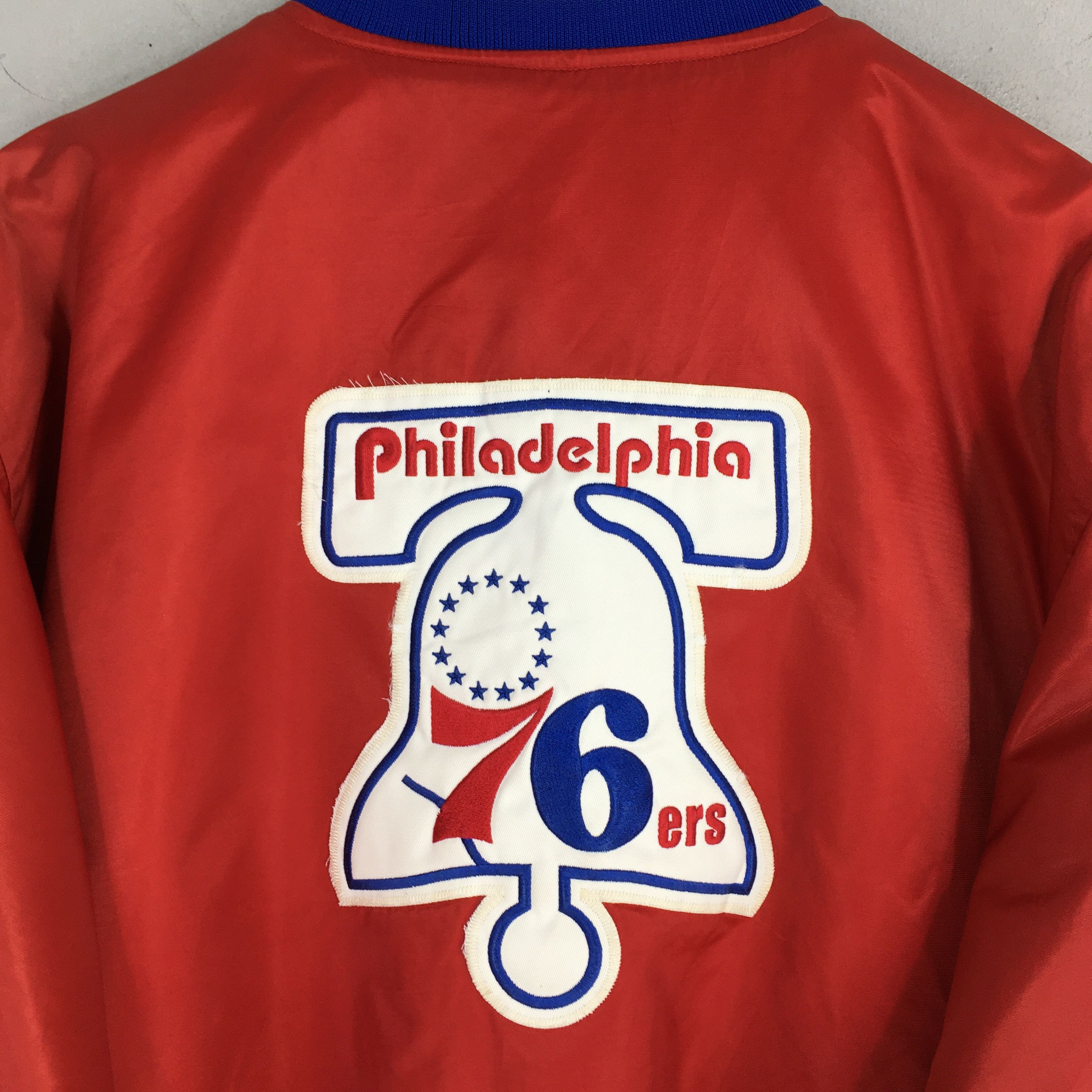 MLB Philadelphia 76ers Sixers MLB Red Satin Jacket XXLarge Size US XXL / EU 58 / 5 - 12 Thumbnail