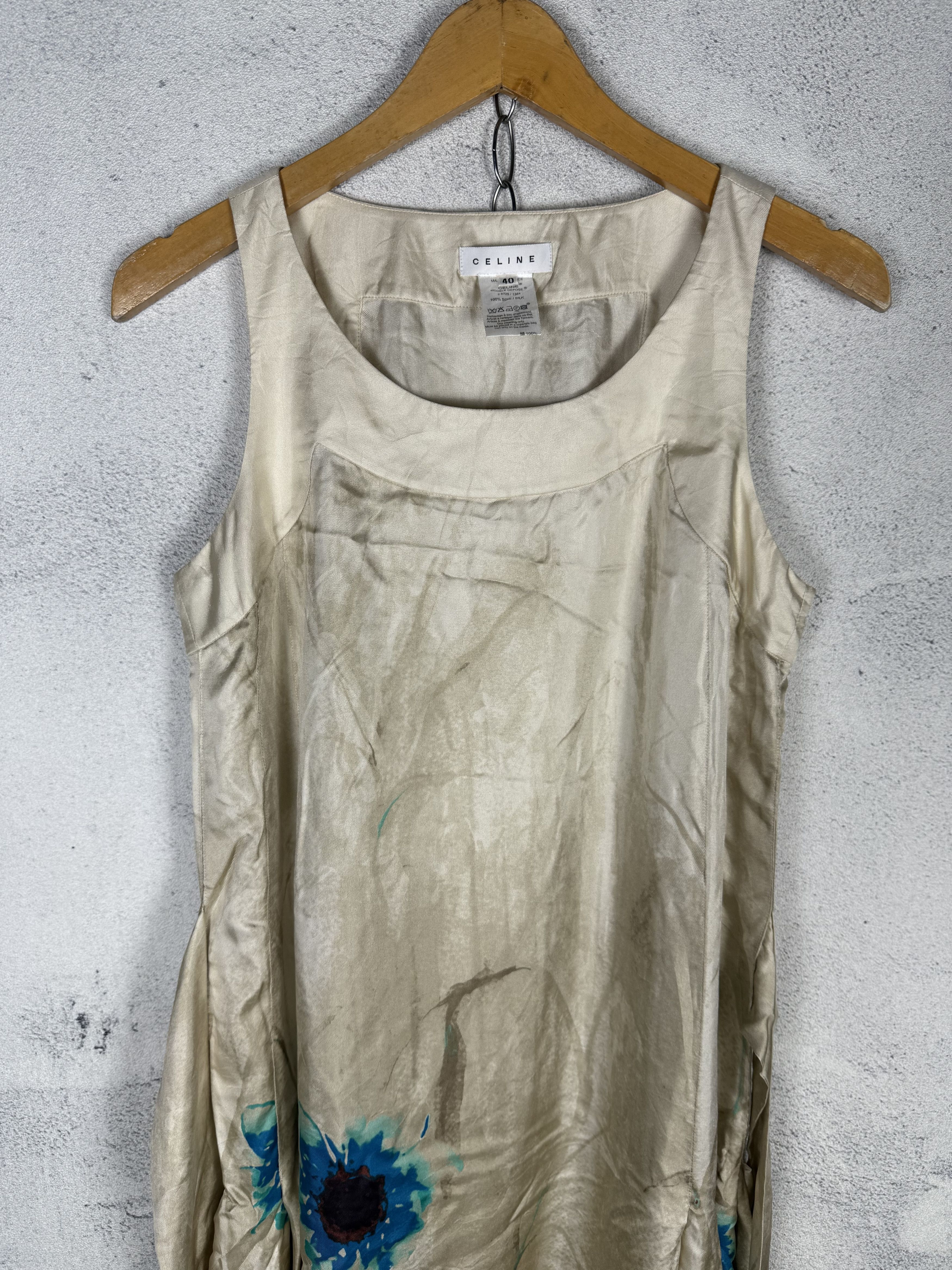 Celine Celine Silk Dress Size S / US 4 / IT 40 - 3 Thumbnail