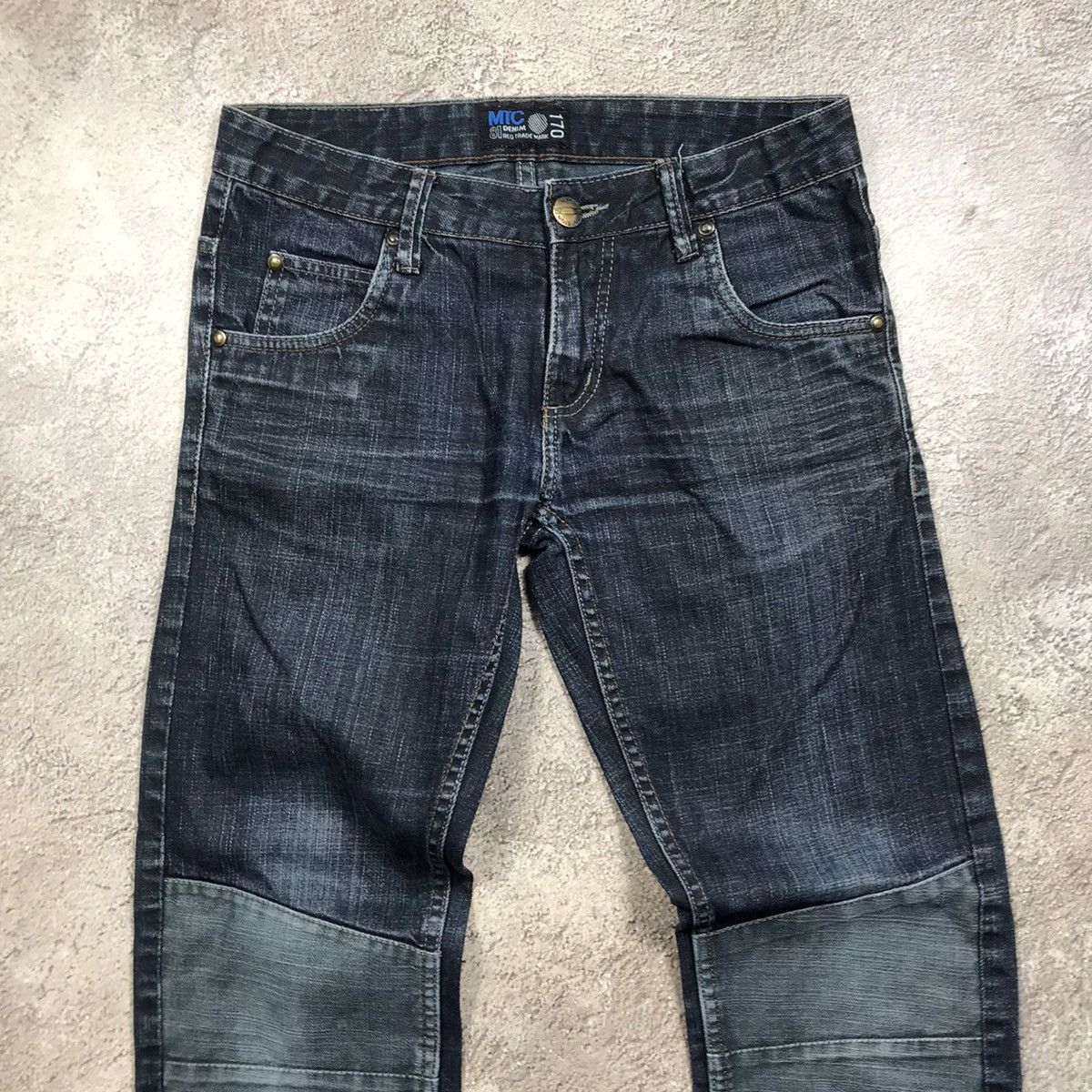 Vintage Vintage Y2K Baggy Distressed Flared Jeans Grunge Skater 30 Size US 30 / EU 46 - 3 Thumbnail
