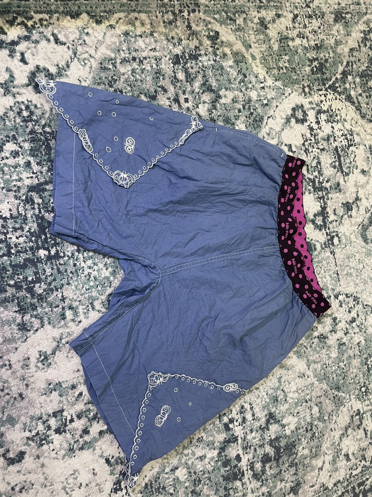 Issey Miyake AW2012 Ne-net Embroidery Patches Butterfly Short Pant Size US 30 / EU 46 - 3 Thumbnail