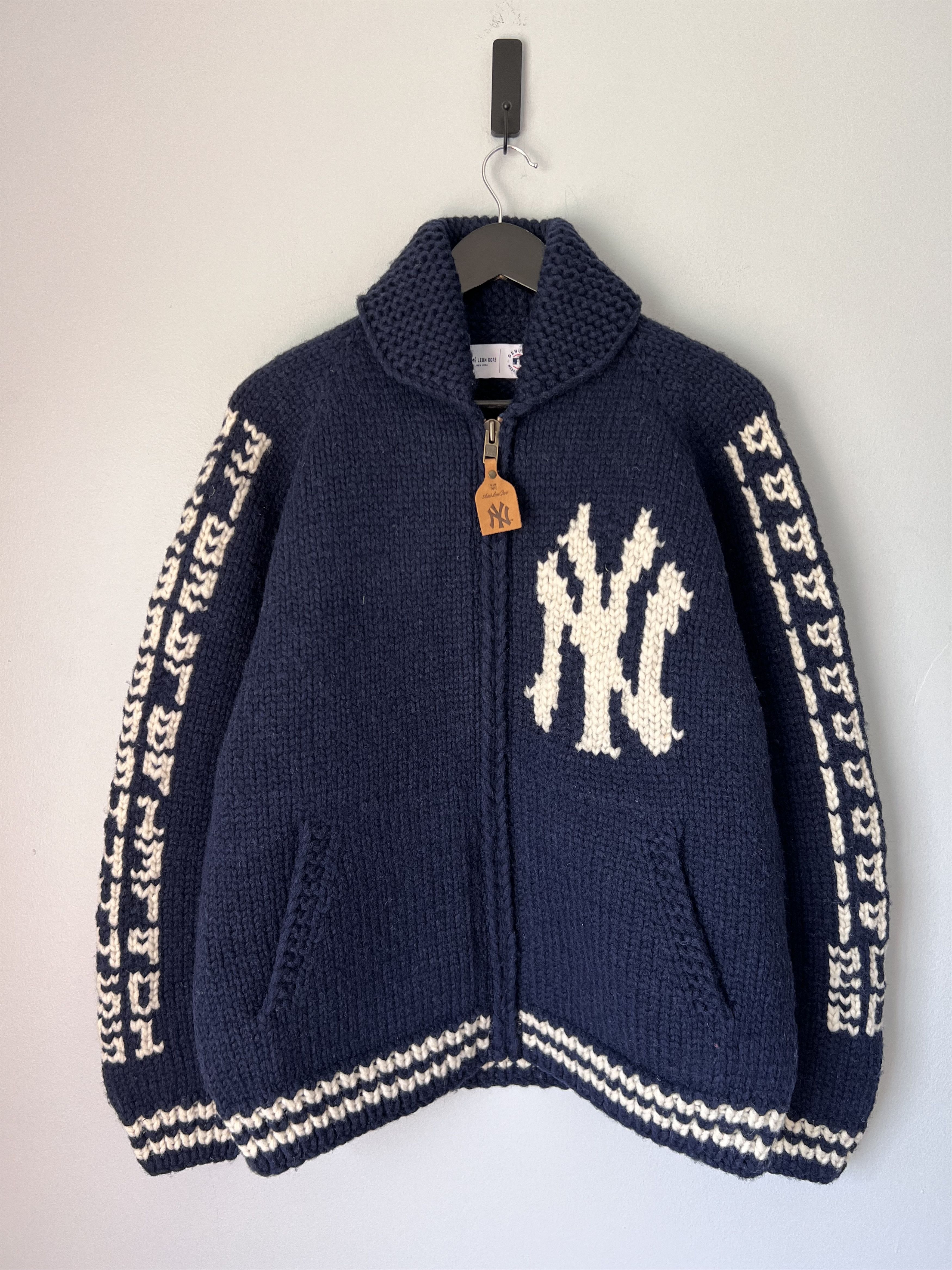 Aime Leon Dore Aime Leon Dore New York Yankees Hand Knit Sweater in Navy Size US L / EU 52-54 / 3 - 1 Thumbnail