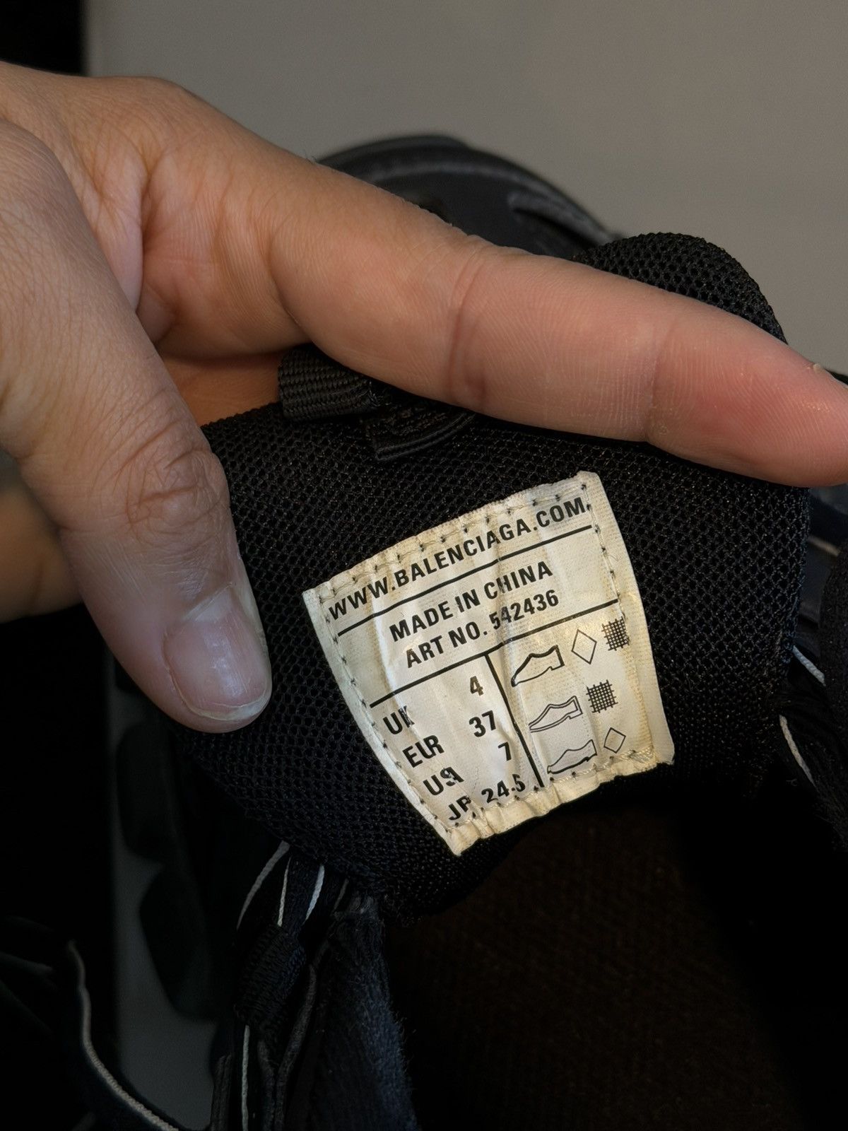 Balenciaga Balenciaga Track Sneakers – Black Size US 7 / IT 37 - 5 Thumbnail