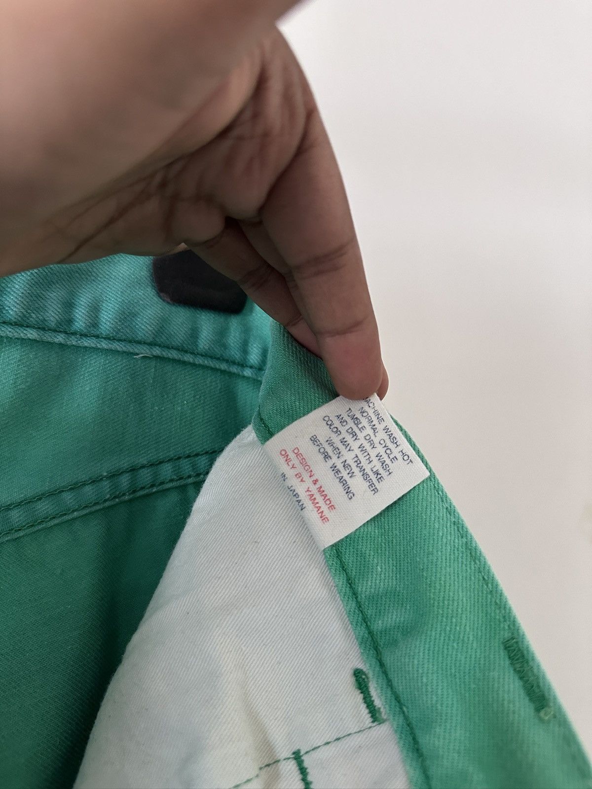 Evisu 2000s Evisu Fairway genes Lime Green Jeans Size US 32 / EU 48 - 11 Thumbnail
