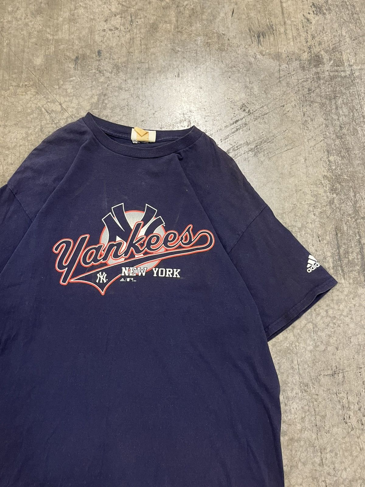 Vintage NY Yankees vintage addidas shirt 90s streetwear hype Size US L / EU 52-54 / 3 - 6 Thumbnail