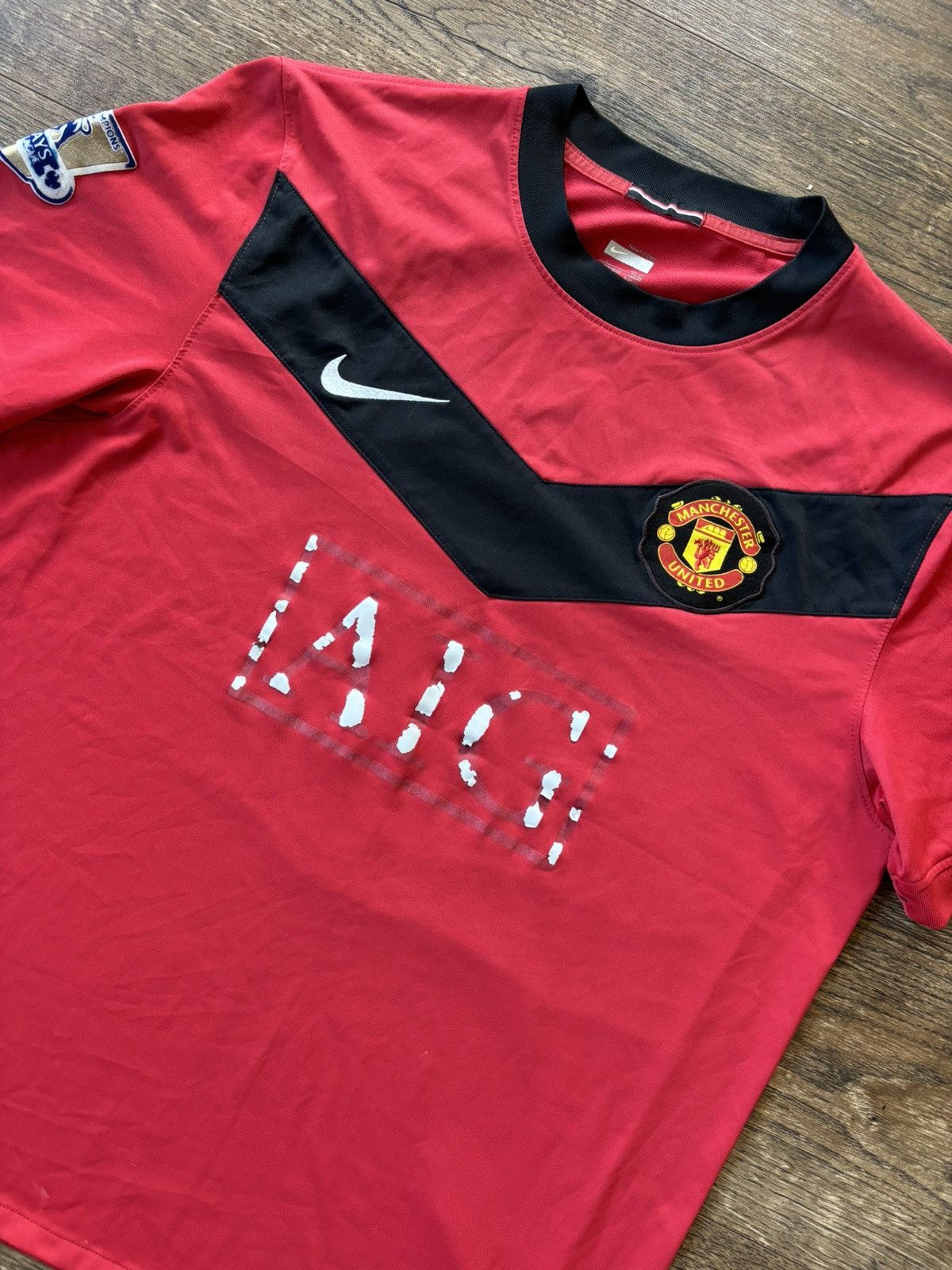 Nike × Vintage MANCHESTER UNITED 2009-2010 HOME SHIRT JERSEY NIKE Number 7 Size US L / EU 52-54 / 3 - 10 Thumbnail