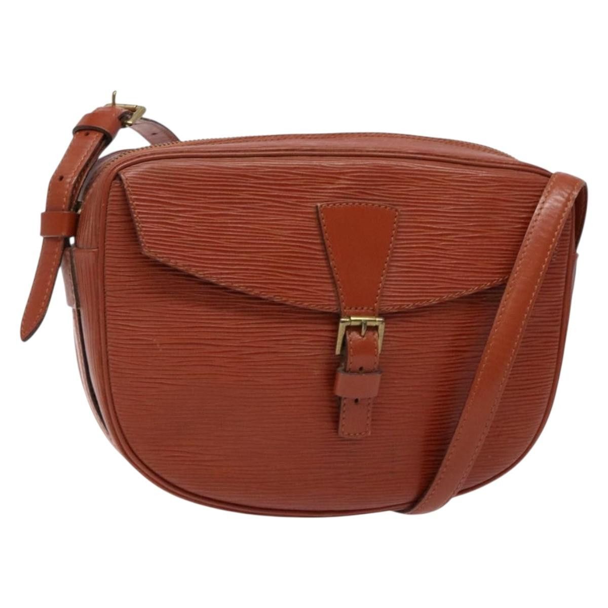 Louis Vuitton LOUIS VUITTON Epi Jeune Fillemm Shoulder Bag Brown M52153 Size ONE SIZE - 1 Thumbnail