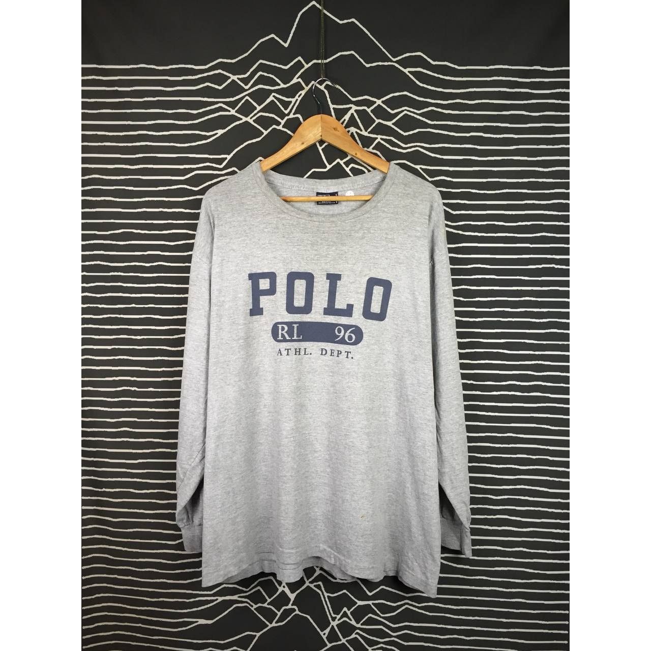 Polo Ralph Lauren × Vintage Vtg 90s Polo Ralph Lauren 96 Athletic Dept. Longsleeve Tee Size US XXL / EU 58 / 5 - 2 Thumbnail
