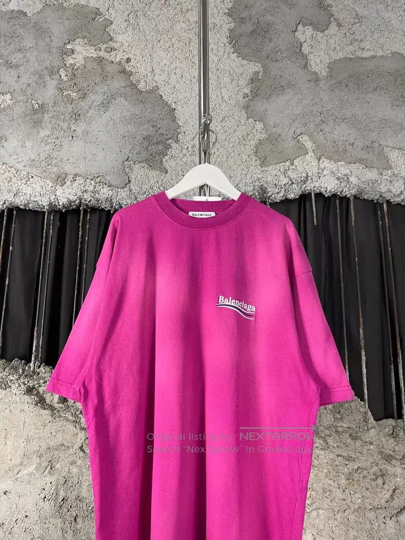 Balenciaga Balenciaga Gradient Embroidered Coke Short Sleeve Size US XS / EU 42 / 0 - 3 Thumbnail