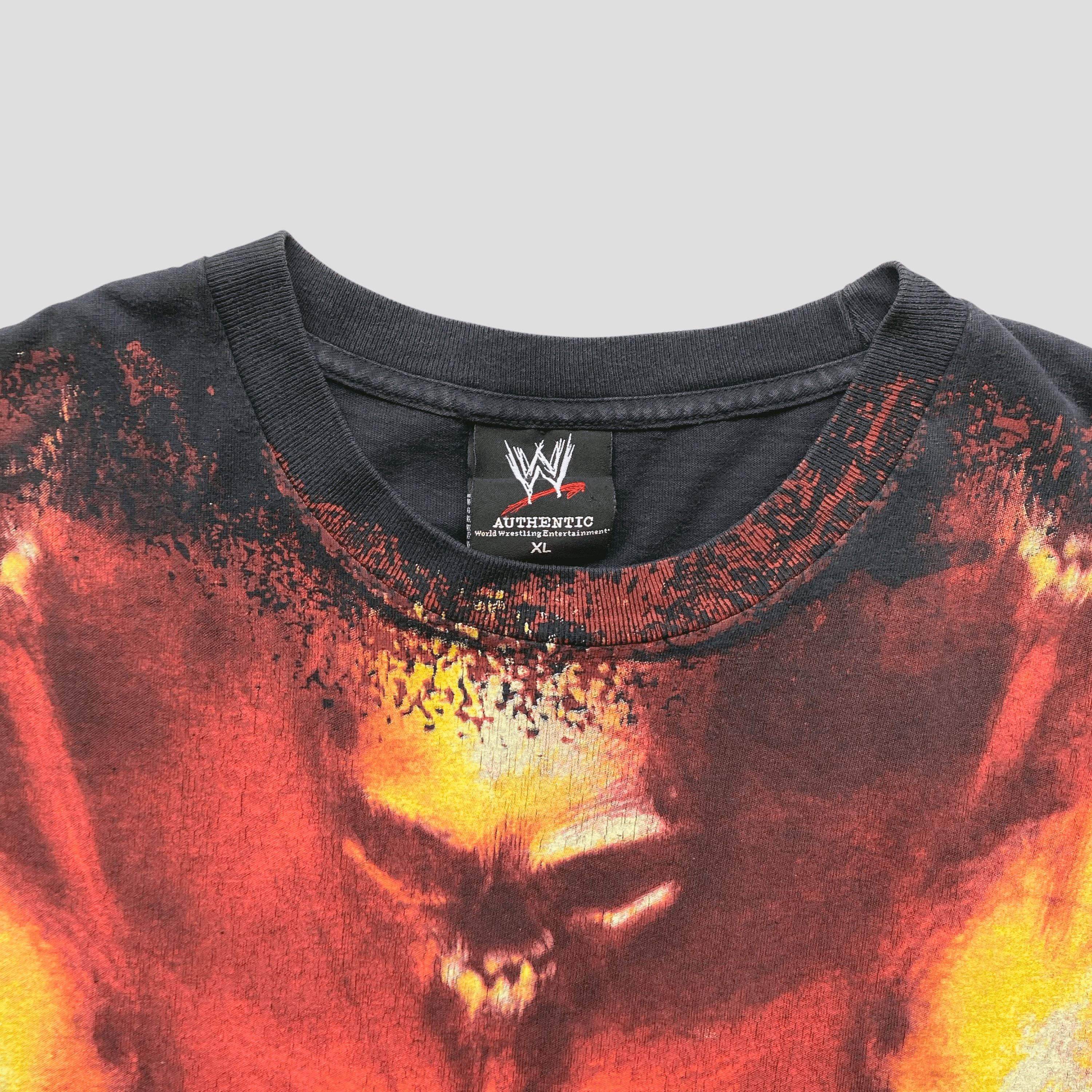 Vintage × WWE Vintage Early 2000s WWE Triple H Skull King AOP T-Shirt Size US XL / EU 56 / 4 - 3 Thumbnail