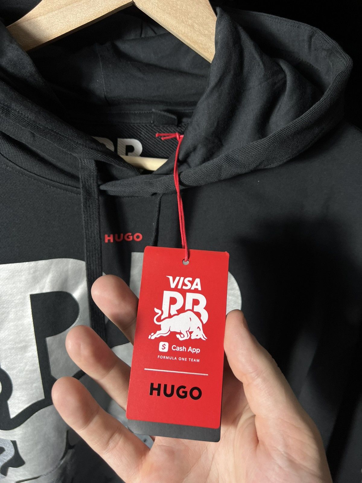 Hugo HUGO Red Bull Racing Oversized Hoodie Black F1 Visa Cash App Size US M / EU 48-50 / 2 - 12 Thumbnail