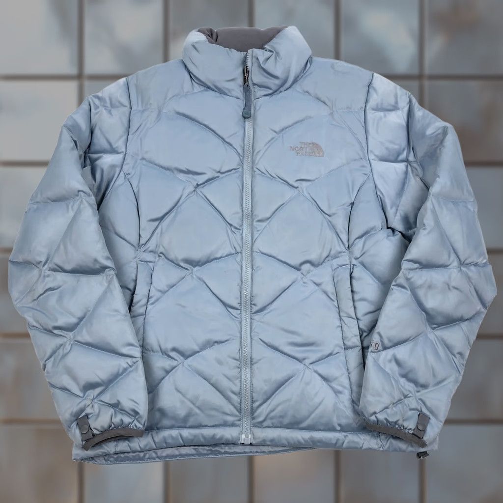 The North Face The North Face Women's 550 Fill Goose Down Puffer Jacket Light Blue M Size M / US 6-8 / IT 42-44 - 1 Thumbnail