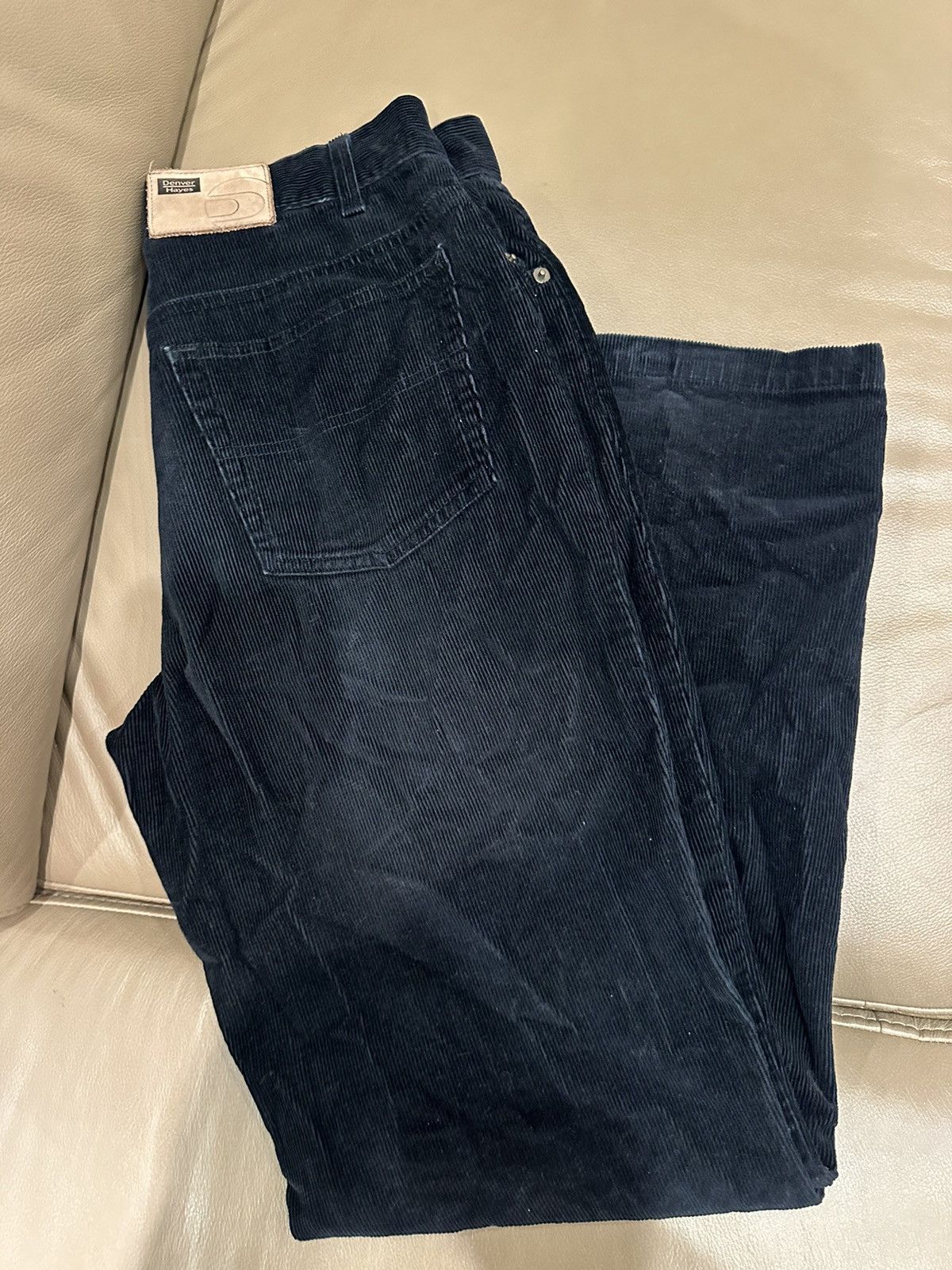 Denver Hayes Denver Hayes Corduroy Navy Pants Size US 32 / EU 48 - 4 Thumbnail