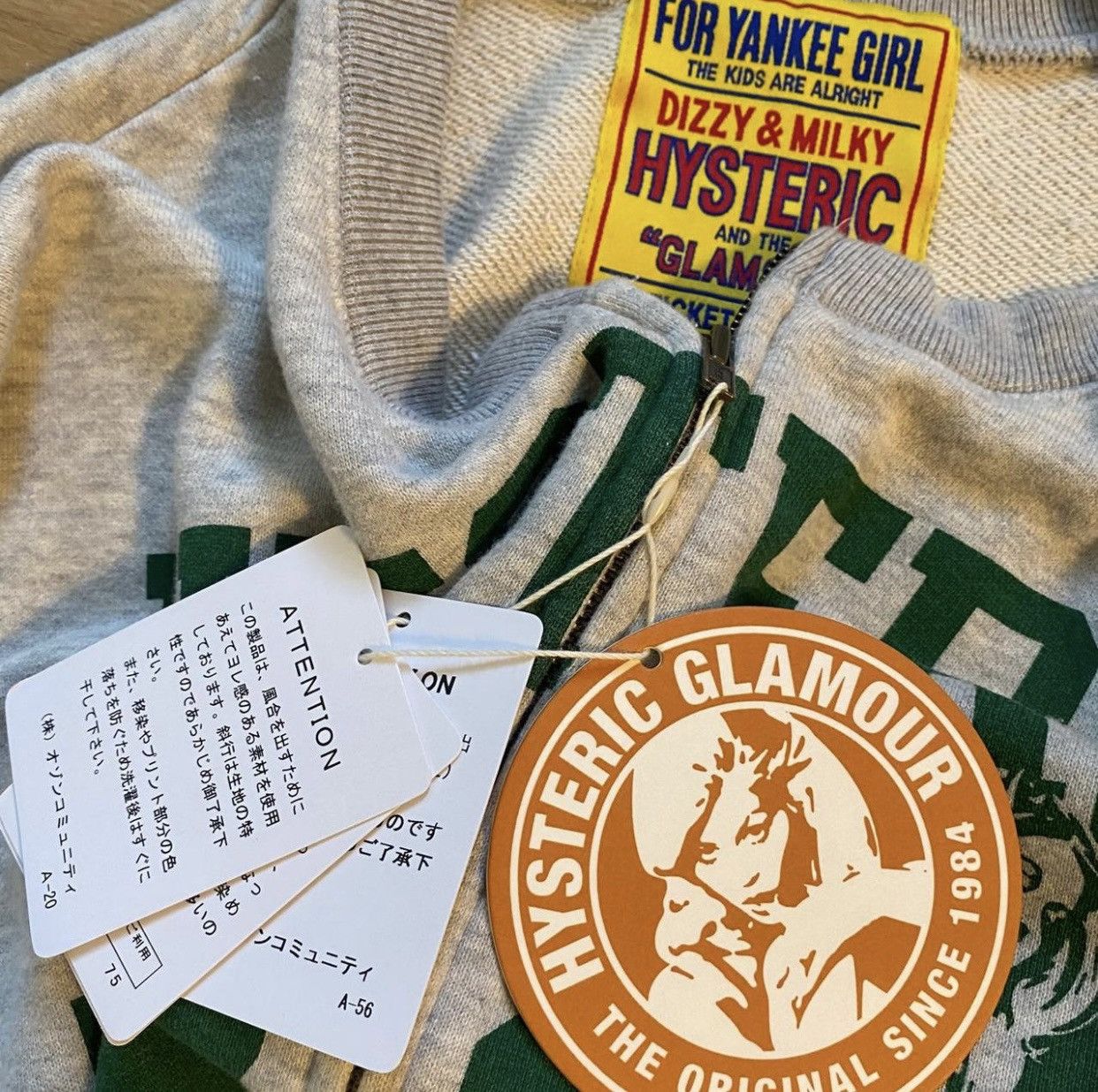Hysteric Glamour Hysteric Glamour 76 Zip-Up Crewneck Size US M / EU 48-50 / 2 - 4 Thumbnail