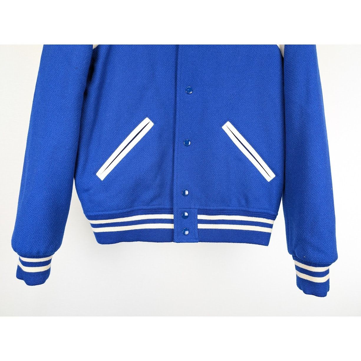 Saint Laurent Paris o1rshd1 Teddy Jacket in Blue Size US S / EU 44-46 / 1 - 6 Thumbnail