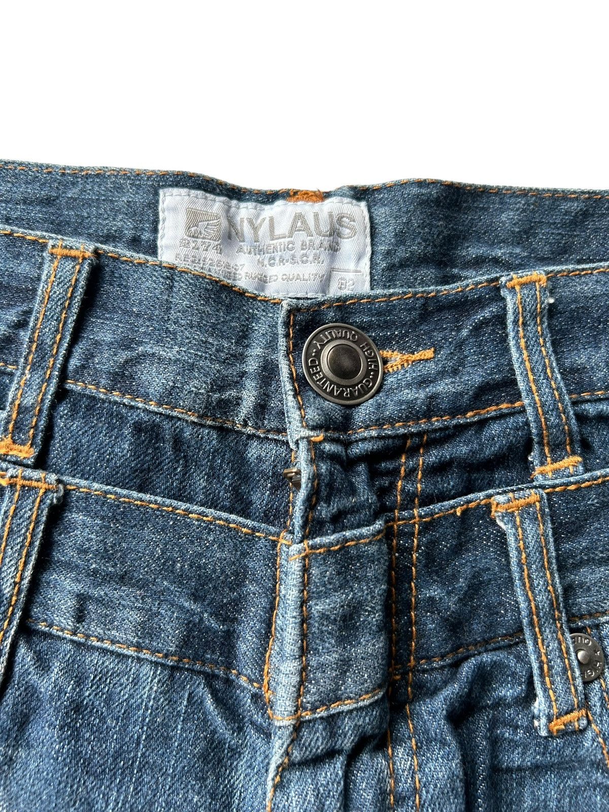Japanese Brand × Kapital × Vintage NYLAUS Crazy Punk Bondage Denim Style ☠️ Size US 30 / EU 46 - 11 Thumbnail