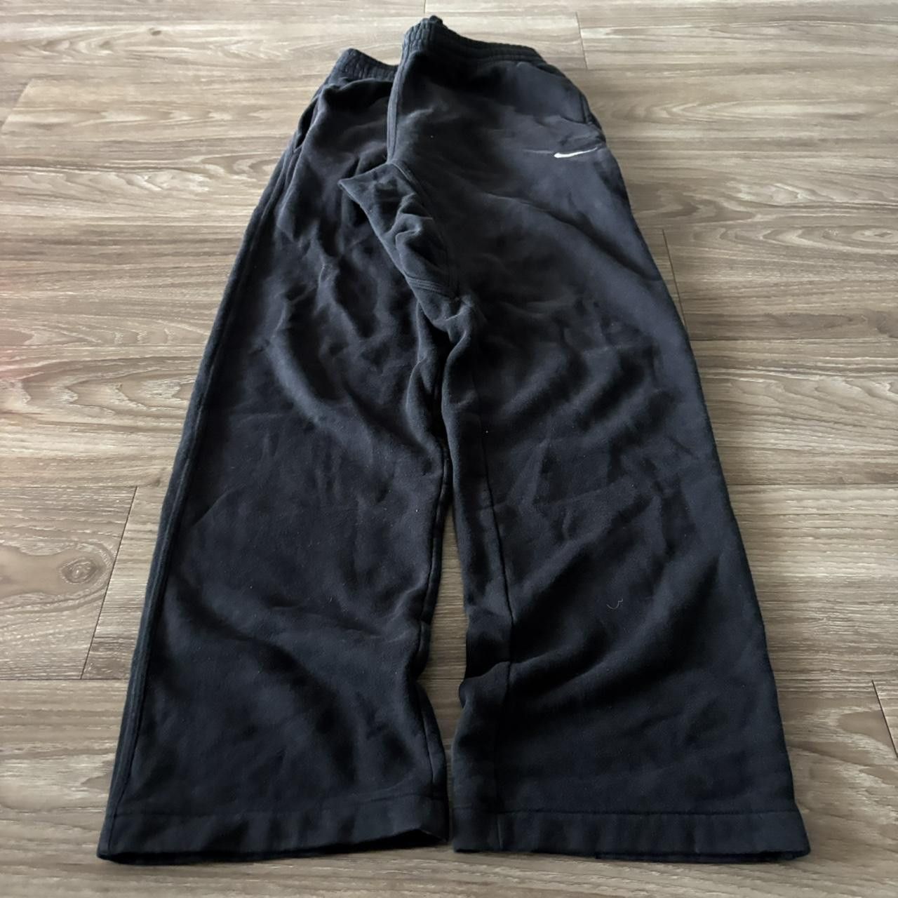 Nike Crazy Vintage Y2K/2000s Black Nike Streetwear Essential Sweatpants! Size M Size US 32 / EU 48 - 3 Thumbnail