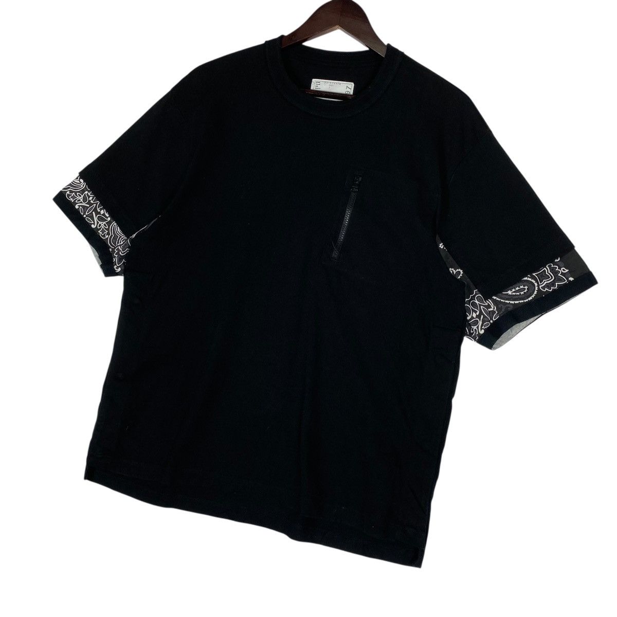 Sacai Sacai SS22 Bandana Pocket T Shirt Size US M / EU 48-50 / 2 - 3 Thumbnail