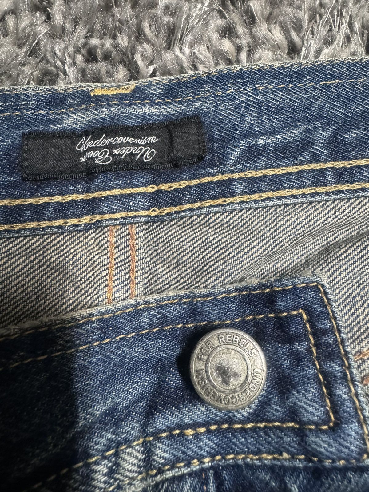 Japanese Brand Undercover SS09 Neoboy Poem Jeans Size US 30 / EU 46 - 6 Thumbnail