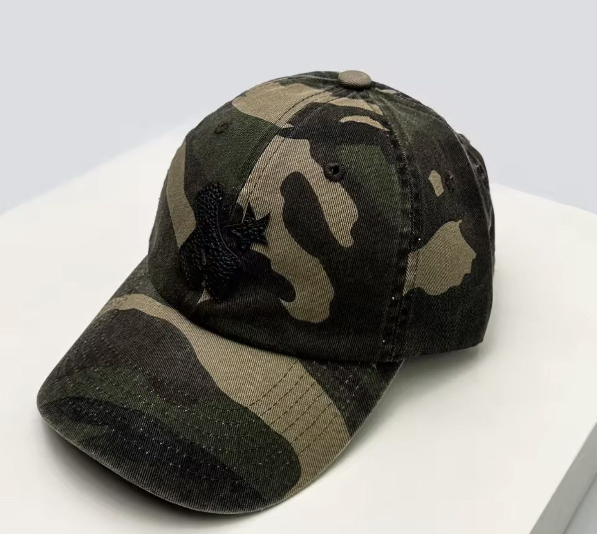 Japanese Brand Army Green Camo Baseball Hats Size ONE SIZE - 2 Thumbnail