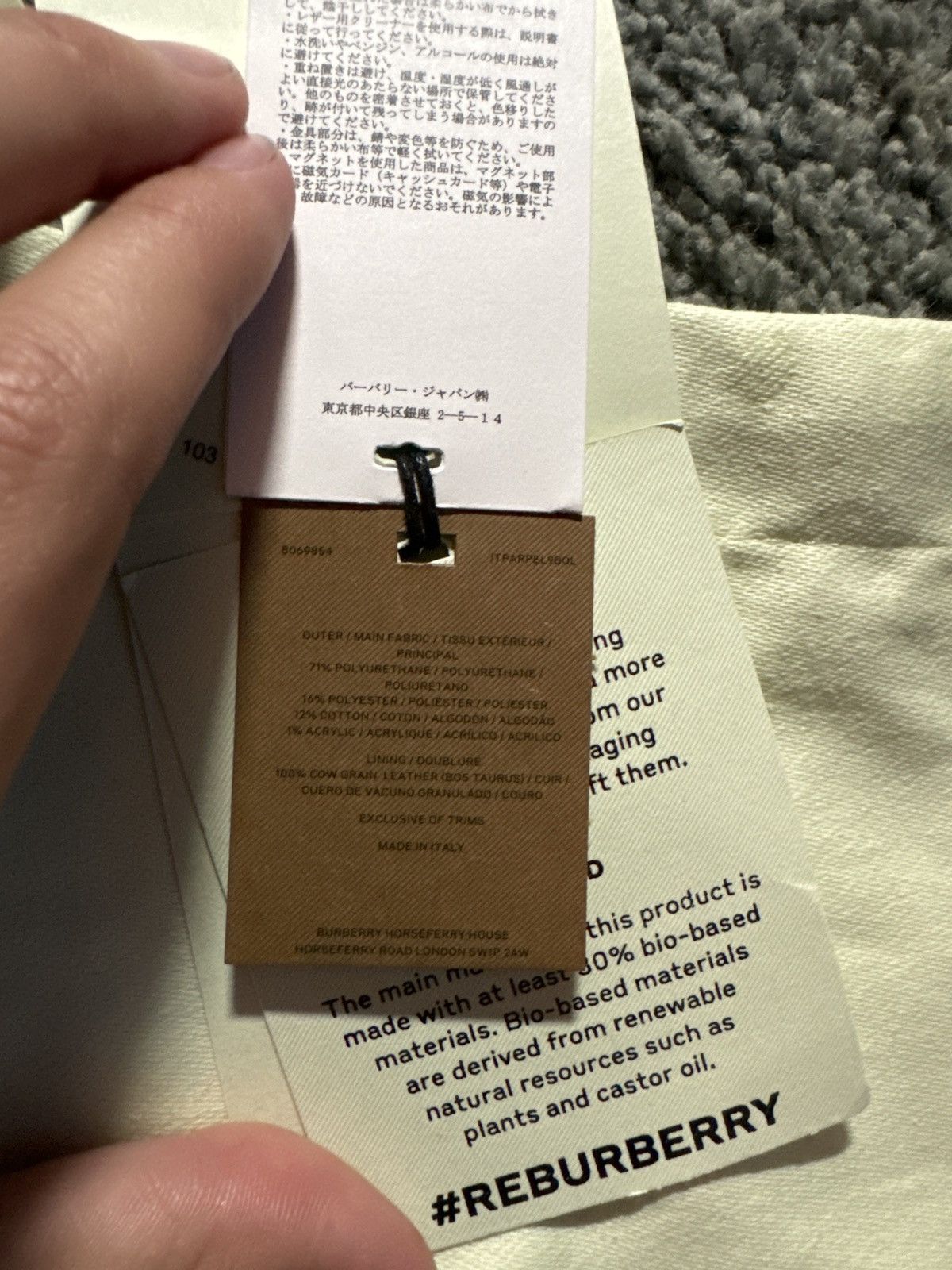 Burberry Burberry Reversible Belt Size 32 - 6 Thumbnail