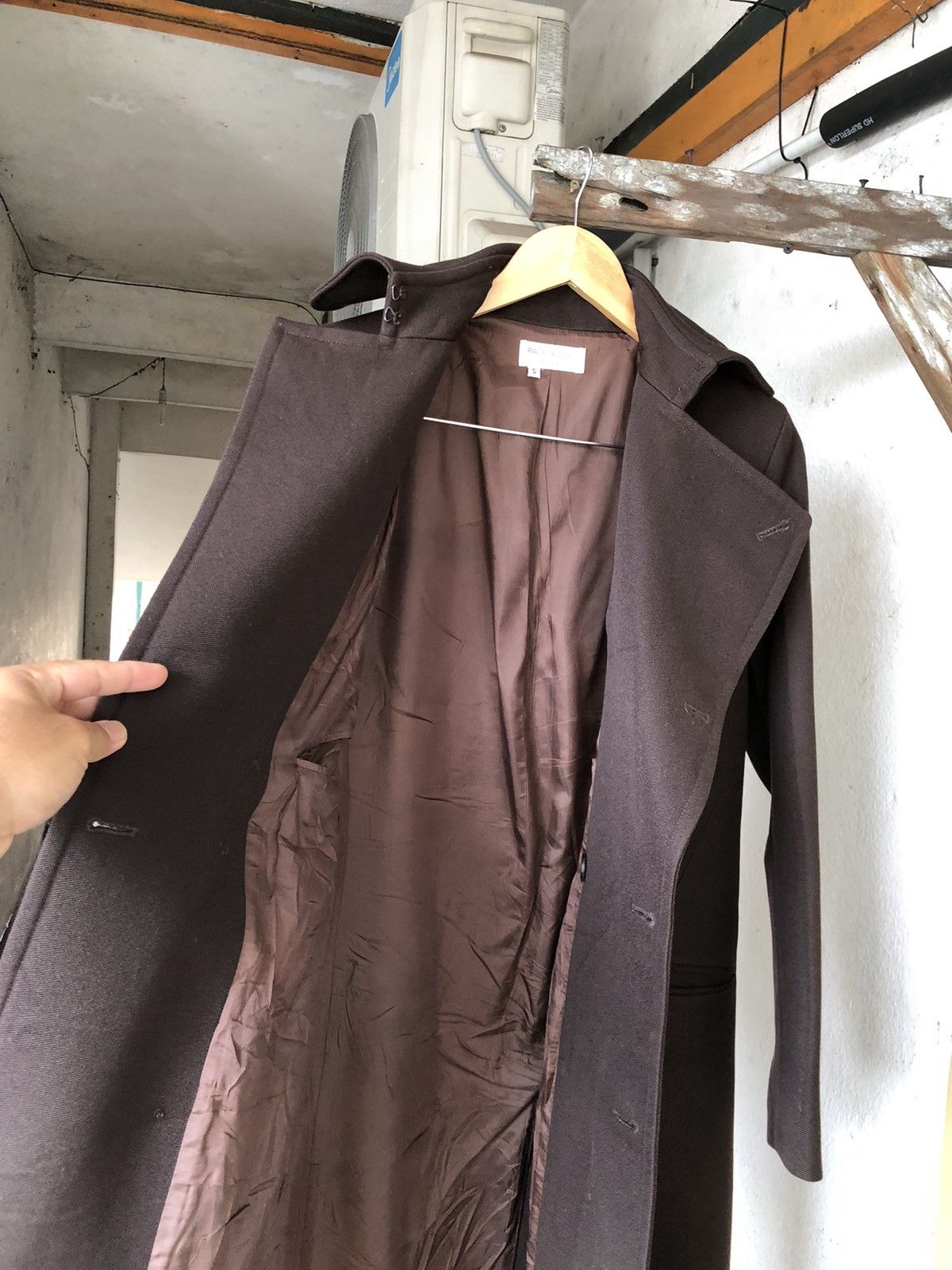 Vintage Luxury❗️France Taylor Paul & Joe Heavy Long Coat Size US S / EU 44-46 / 1 - 14 Thumbnail