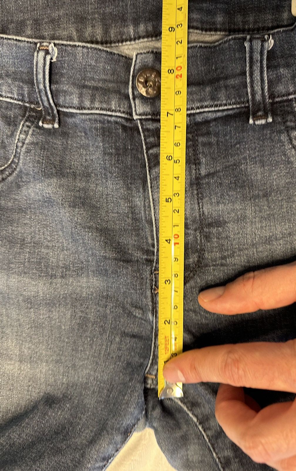 Diesel Women's Diesel Livier Jeans Sz 30”x32”Hemmed Stretch Jegging Size 30" / US 8 / IT 44 - 7 Thumbnail