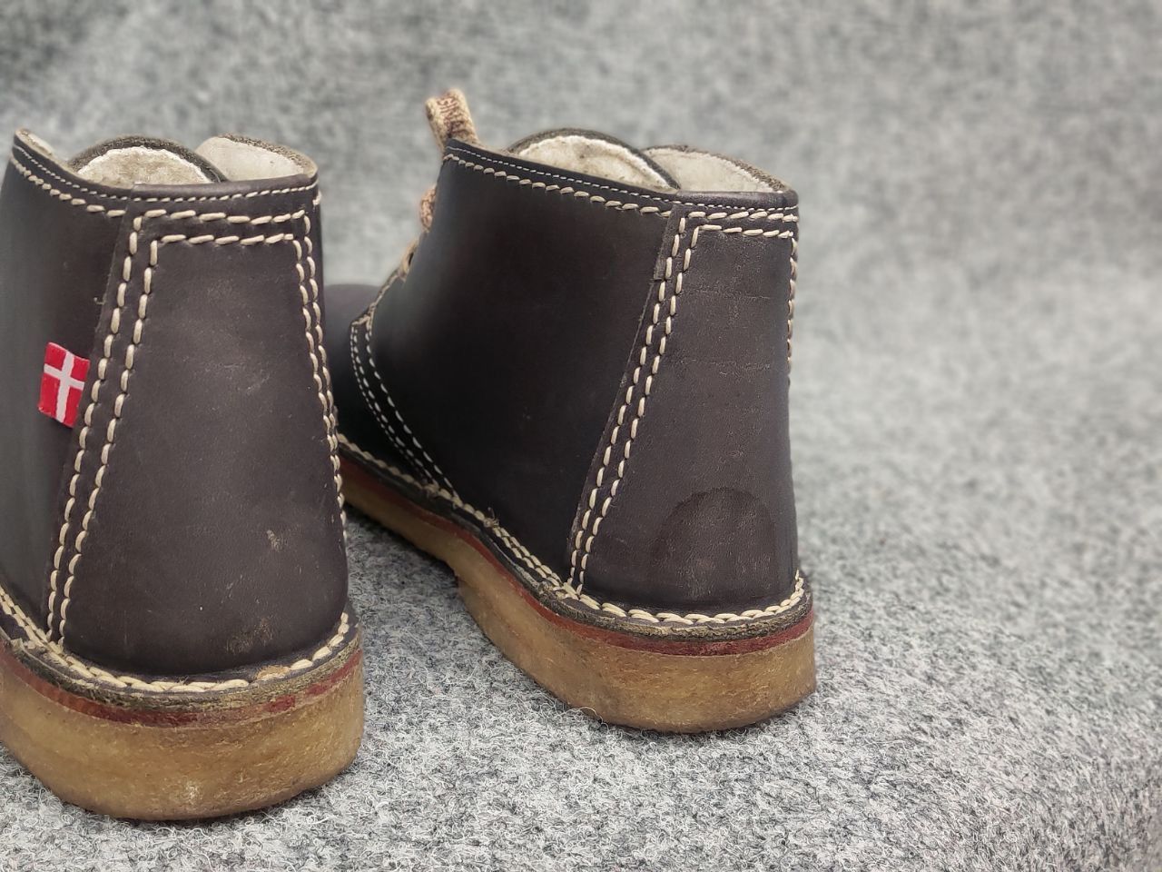 Duckfeet Duckfeet Sjælland Wool Lined Leather Desert Chukka Boots Size US 10 / IT 40 - 11 Thumbnail