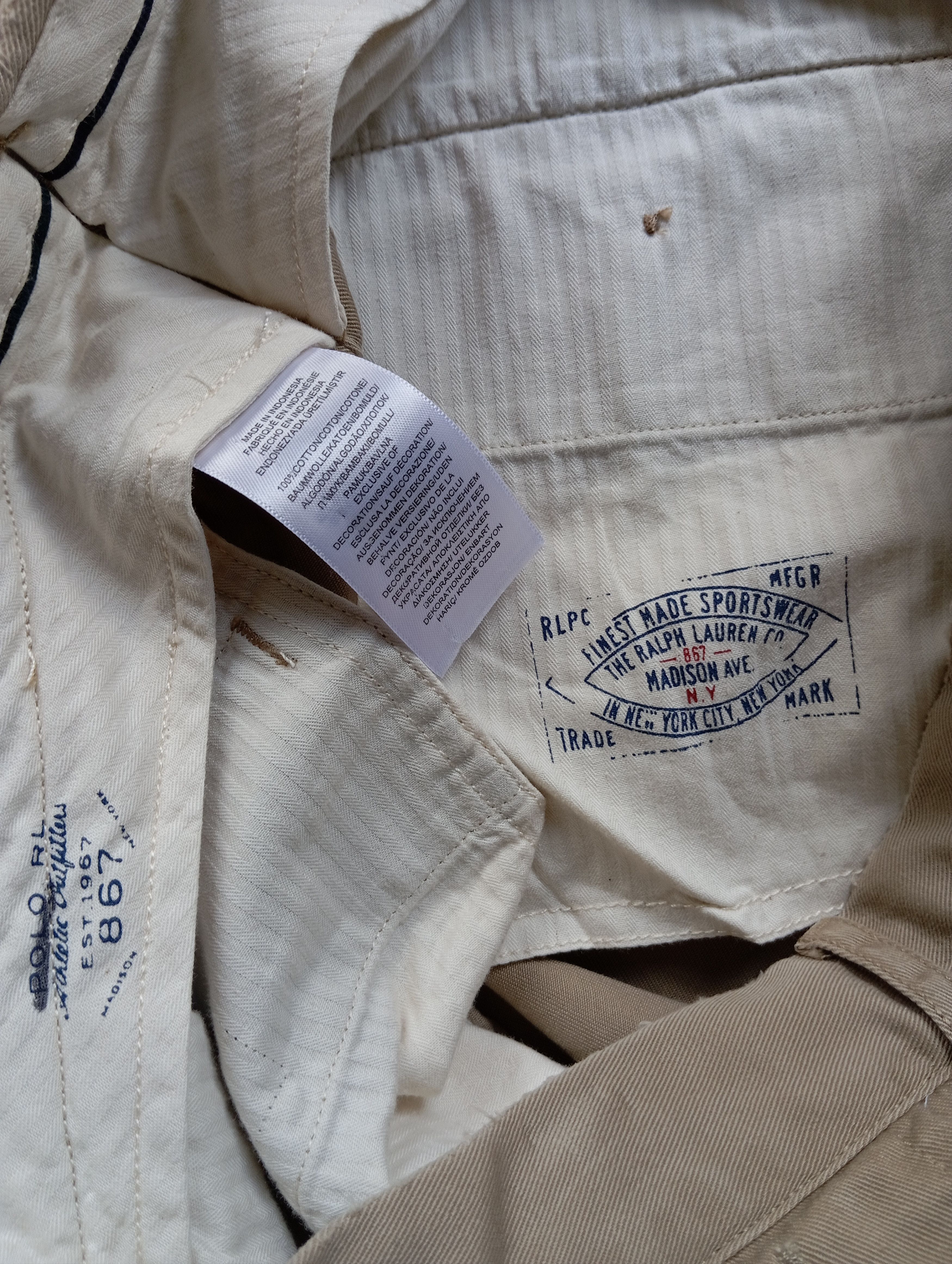 Polo Ralph Lauren Ralph Lauren Relaxed fit graphic chino trousers Size US 30 / EU 46 - 6 Thumbnail