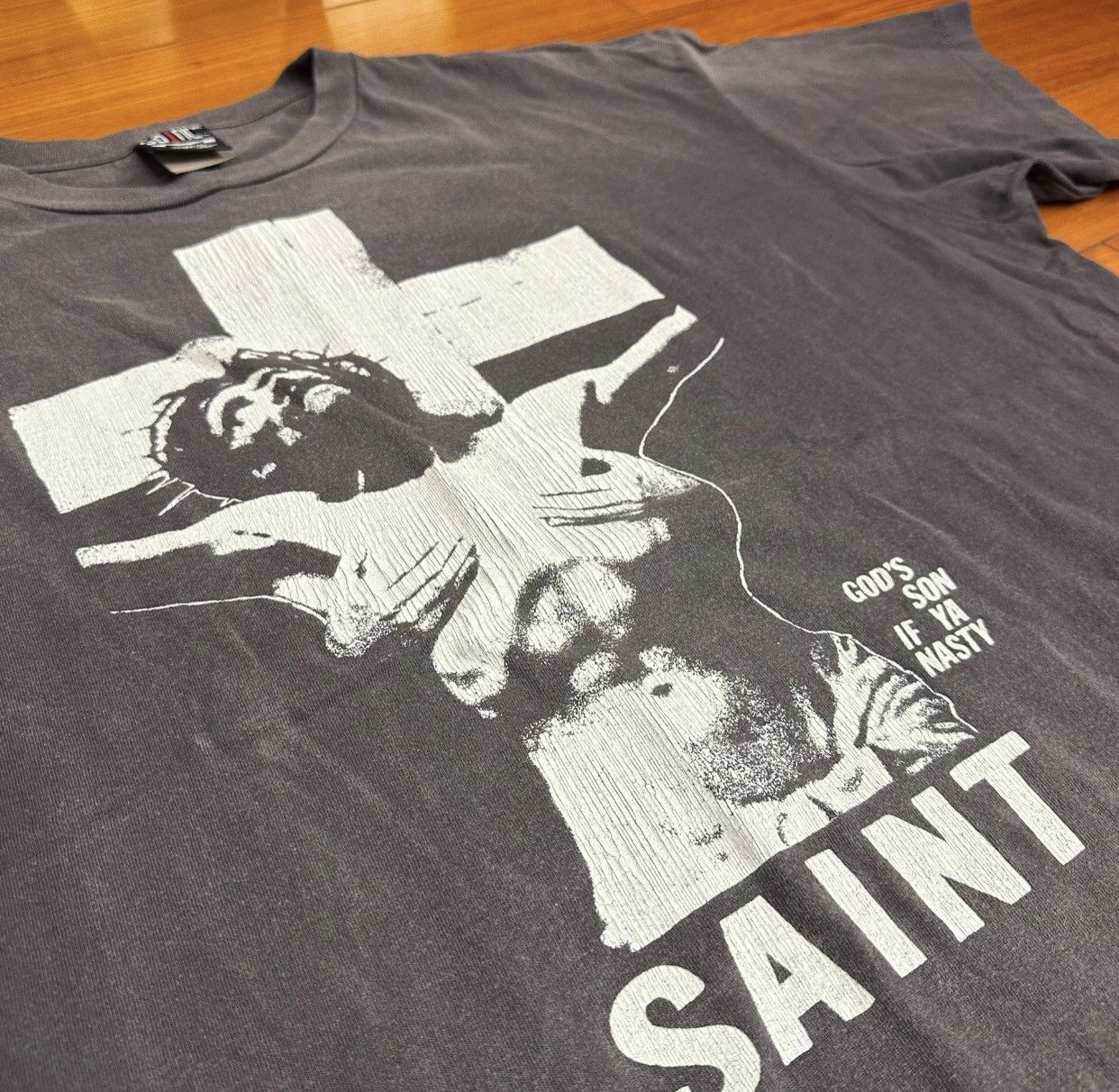 Saint Michael Saint Michael SS22 out of print Virgin short sleeved shirt Size US XXL / EU 58 / 5 - 3 Thumbnail