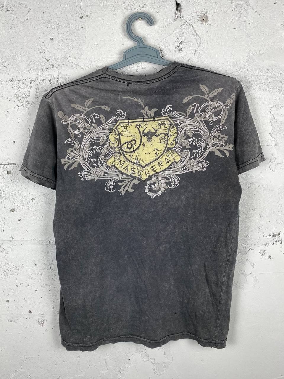 Affliction × JNCO × Vintage Crazy Vintage Y2K Affliction Style Cross T Shirt Grunge Size US L / EU 52-54 / 3 - 11 Thumbnail