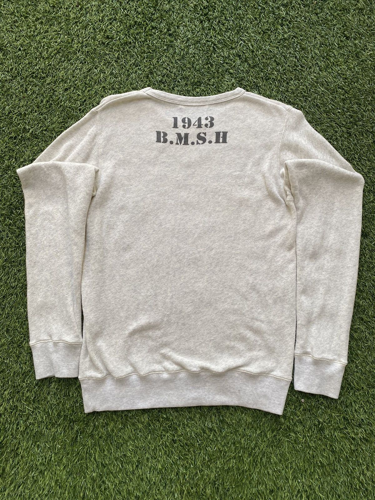 Beams Plus Vintage Beams Heart B.M.S.H 1943 Sweatshirt Size US M / EU 48-50 / 2 - 2 Thumbnail