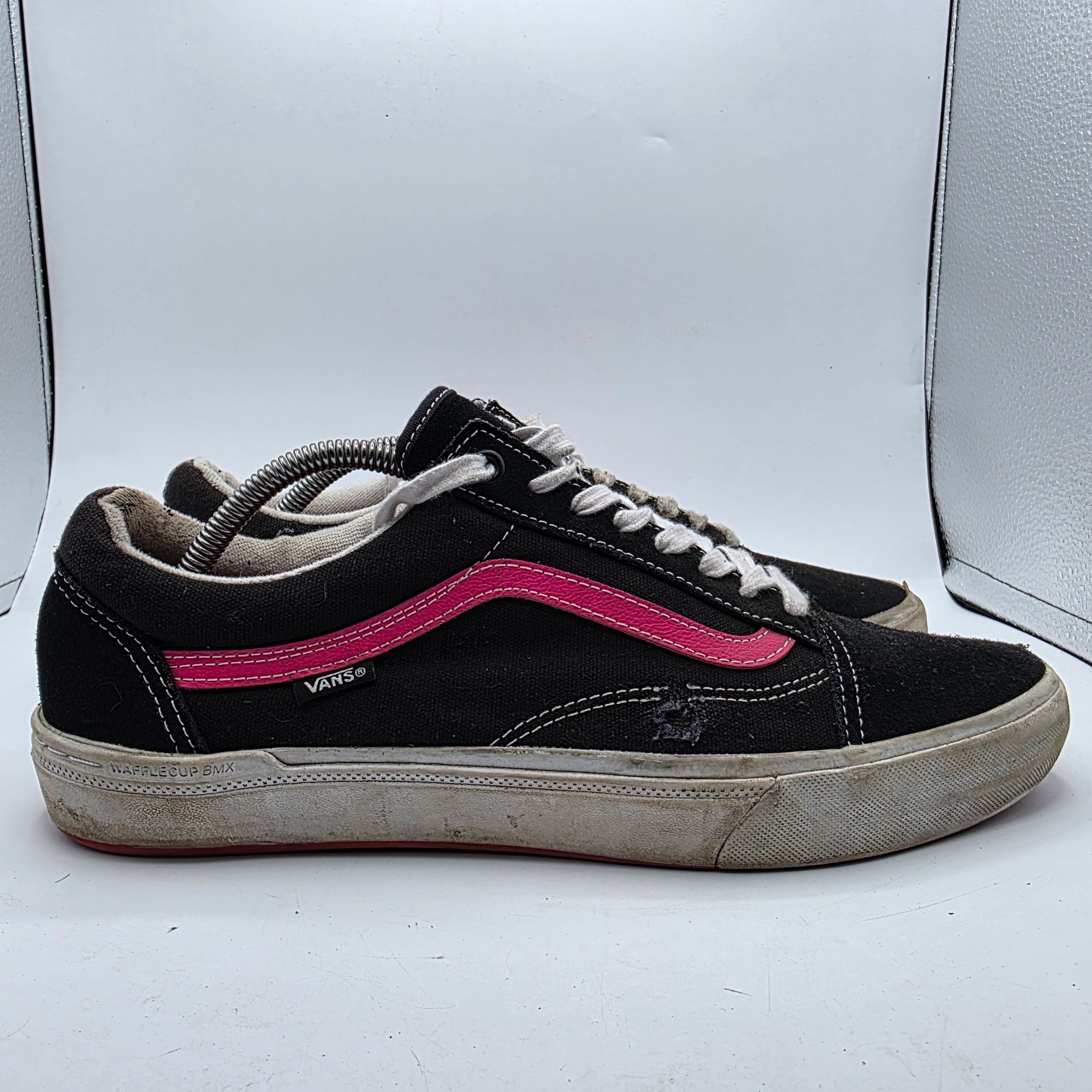 Vans Vans BMX Old Skool Mens Size 12 Black Neon Pink Sneaker Shoe Size US 12 / EU 45 - 12 Thumbnail