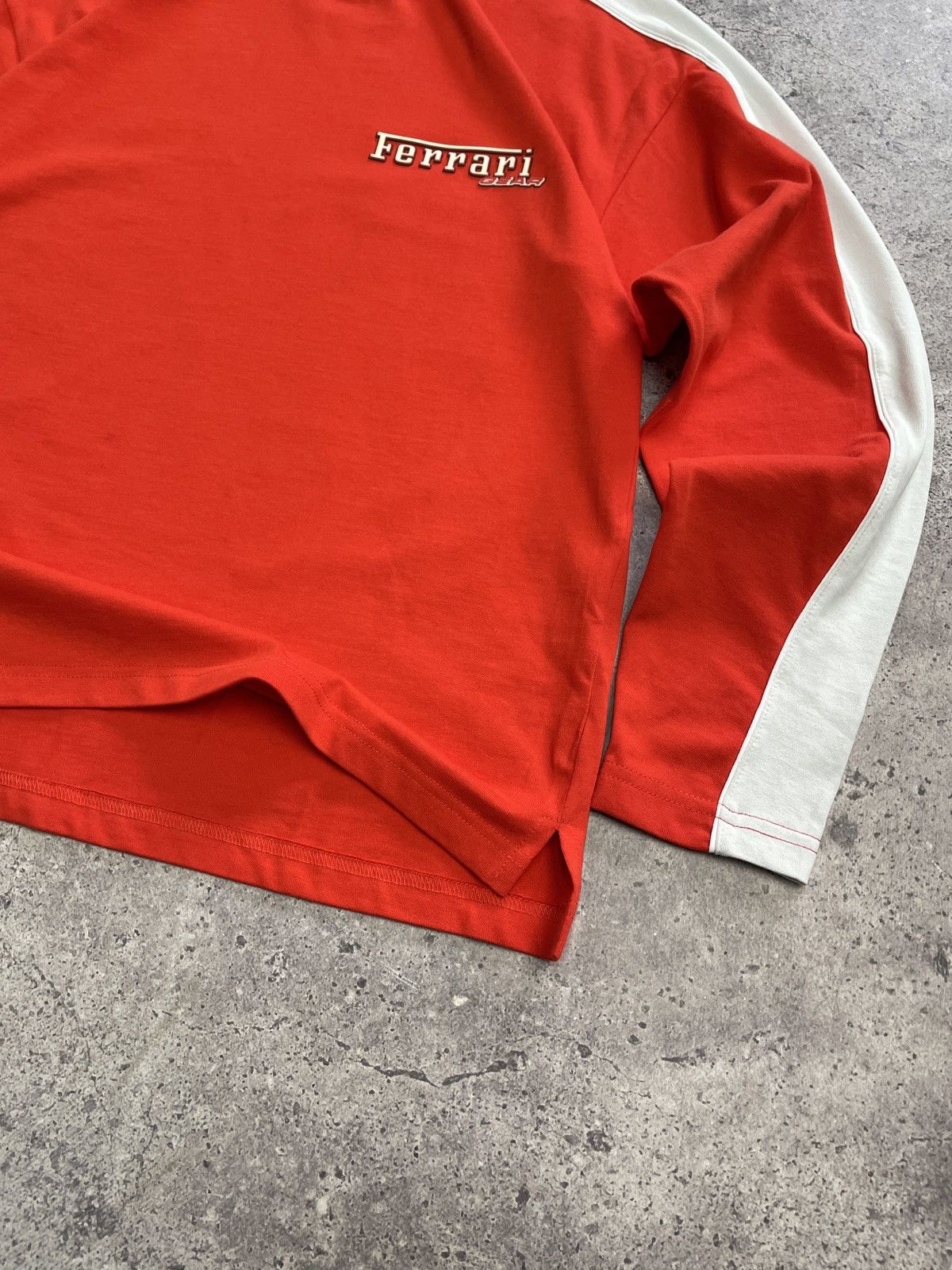 Ferrari Vintage Ferrari Racing Red Rugby Sweatshirt Formula Uno Size US M / EU 48-50 / 2 - 8 Thumbnail